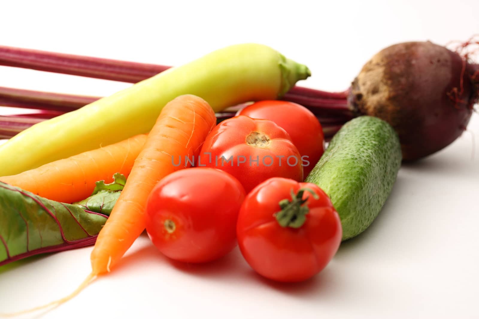 Set of fresh vegetables 
