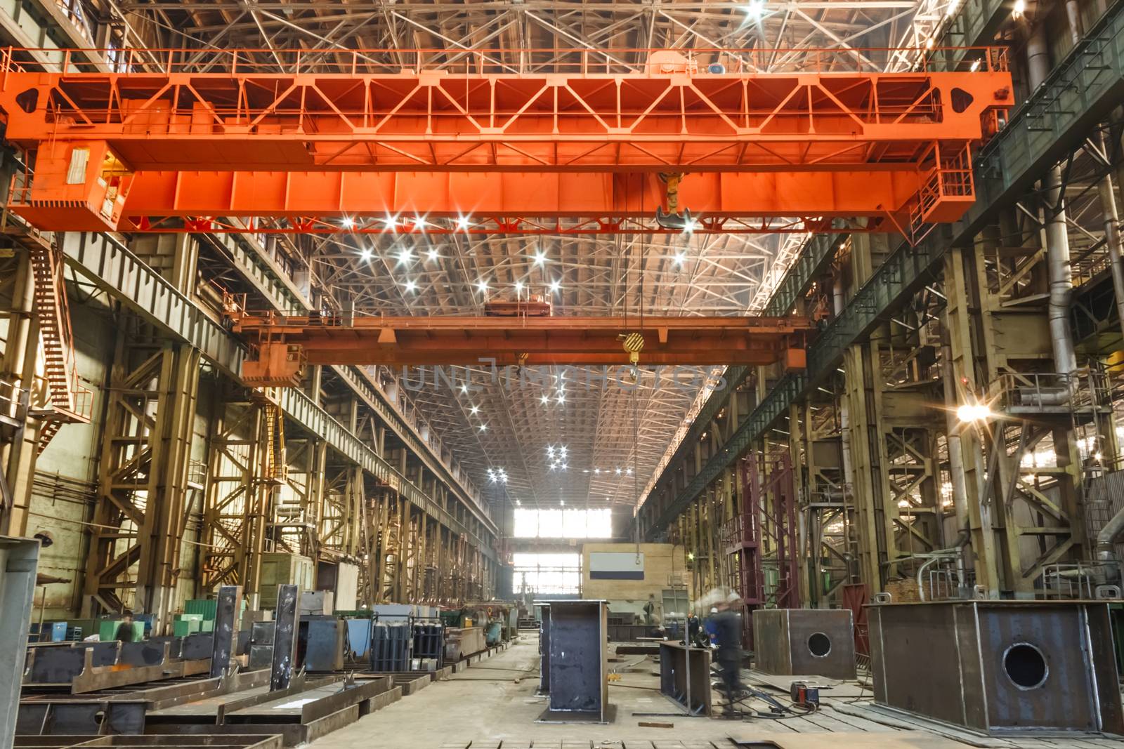 Machine shop of metallurgical works