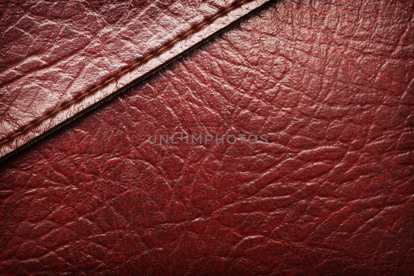 Rough leather background of old folder