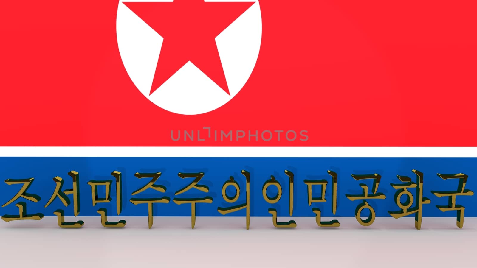 Korean characters meaning North Korea by MarkDw