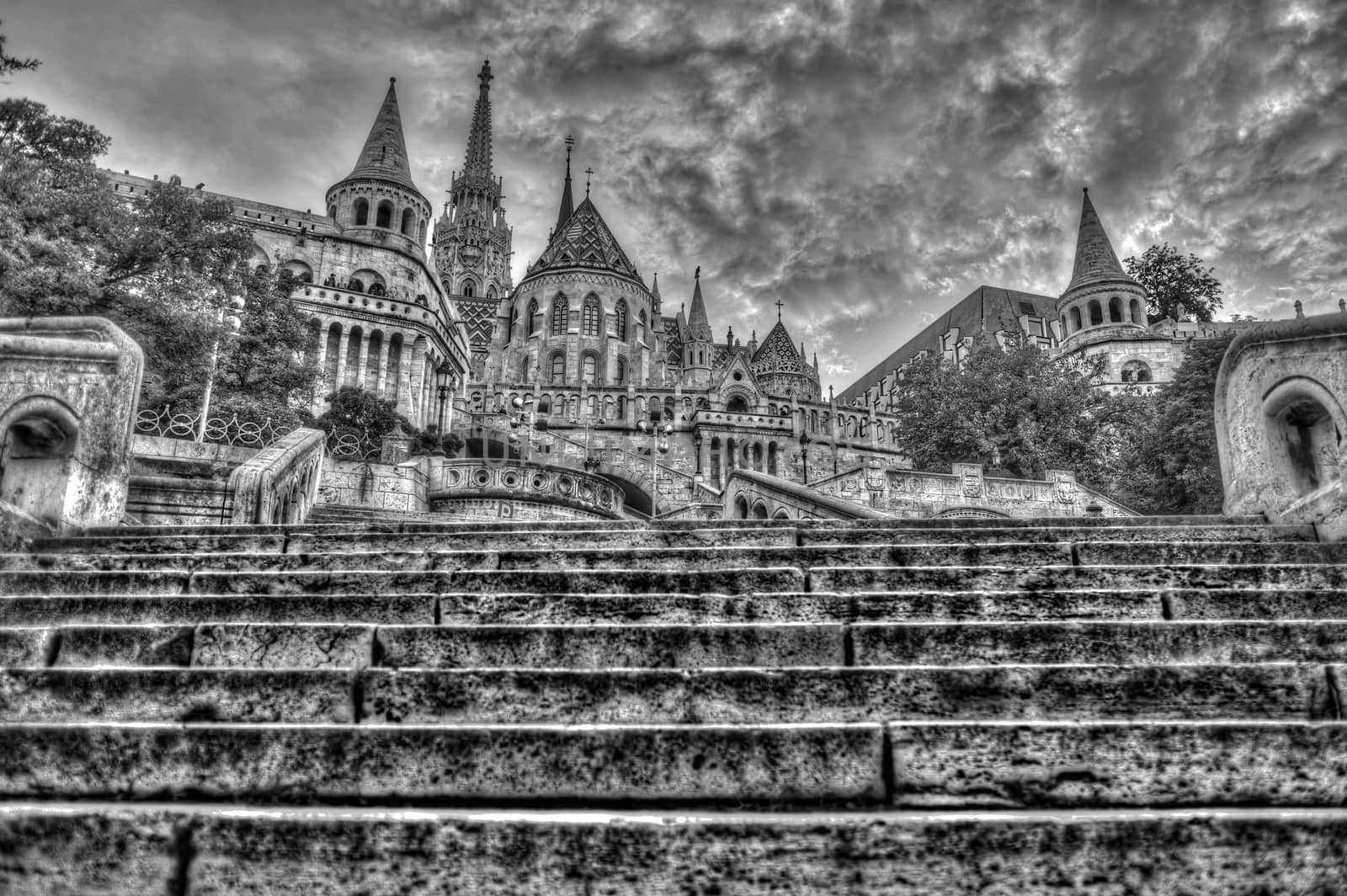 Fisherman's Bastion, Budapest, Hungary by anderm