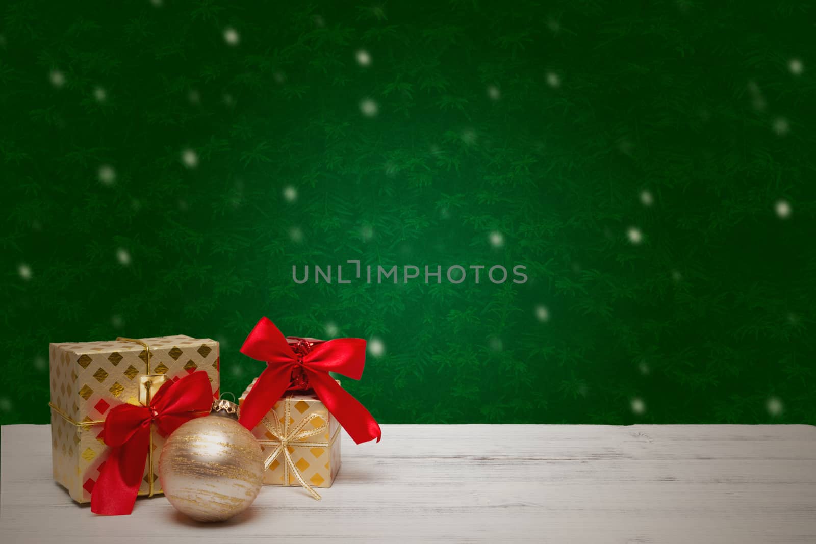 advent time or Christmas card with festive background and copyspace