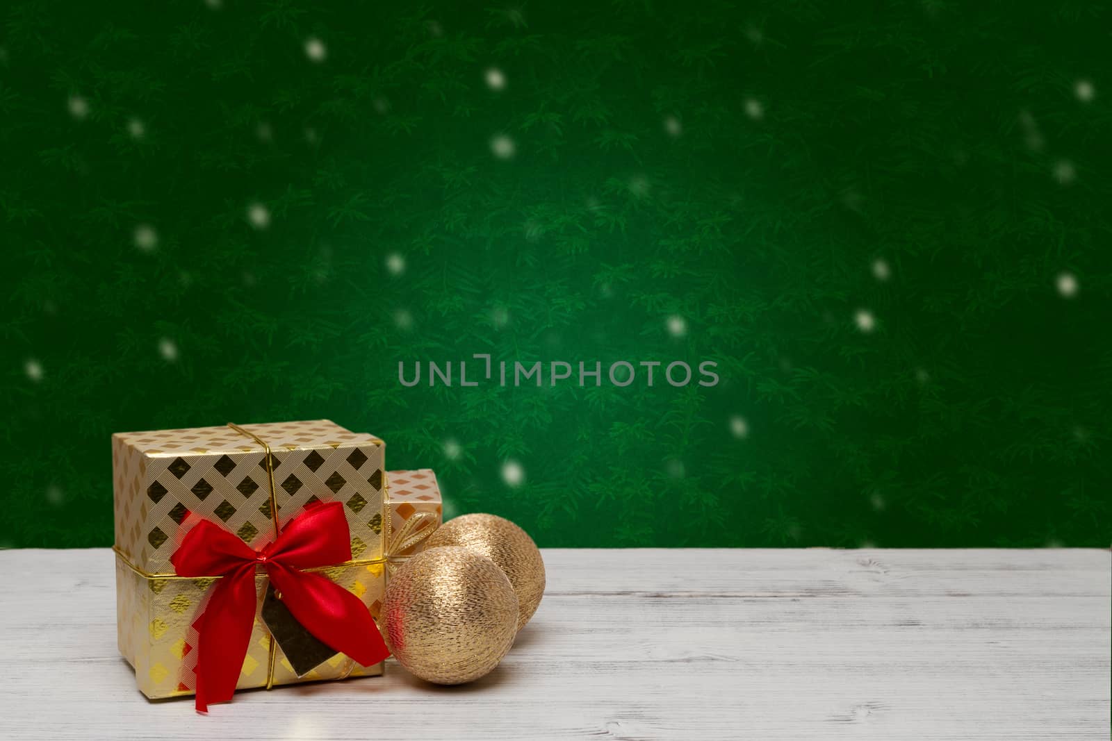 advent time or Christmas card with festive background and copyspace