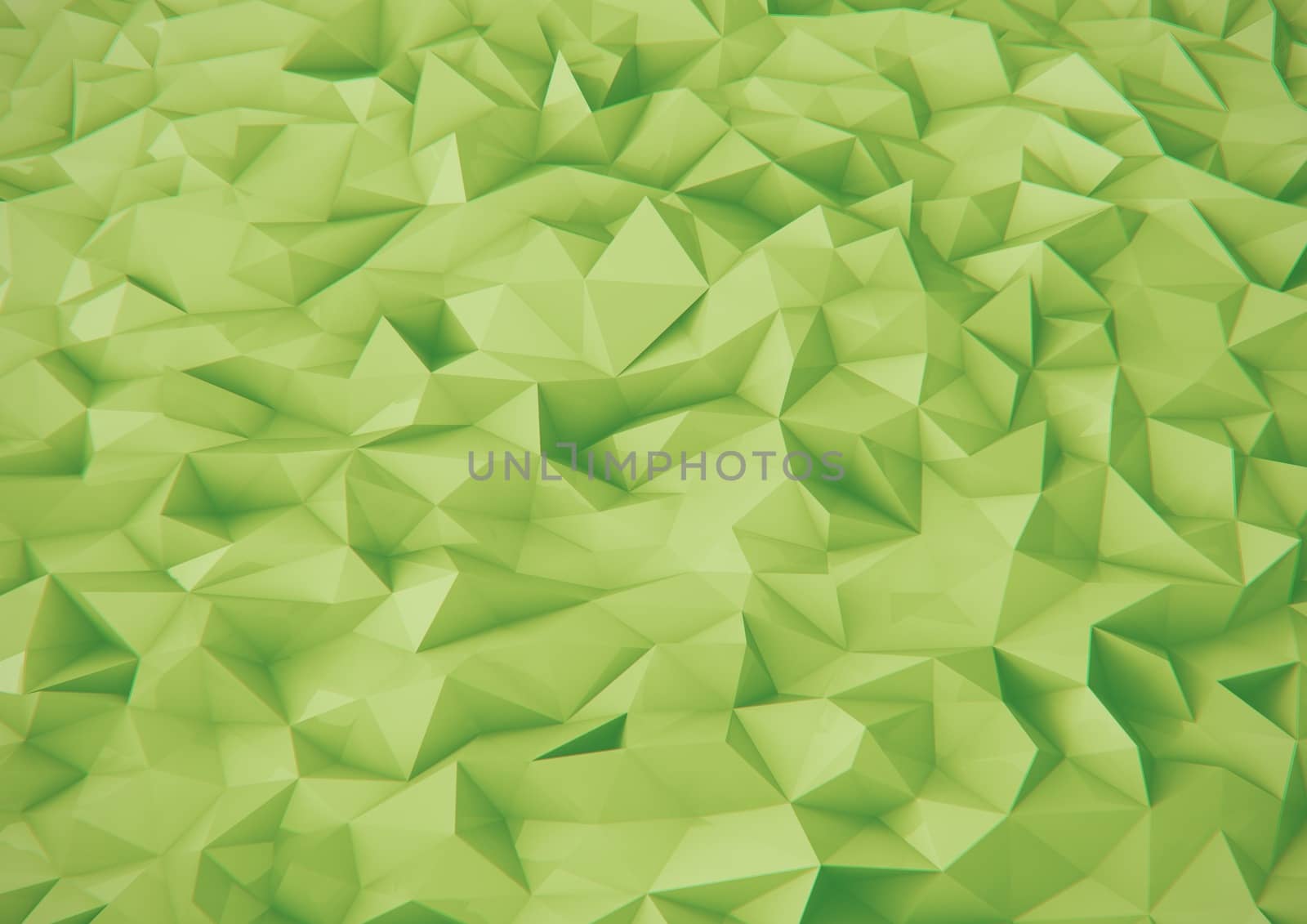 Picture with green polygons for design backgrounds