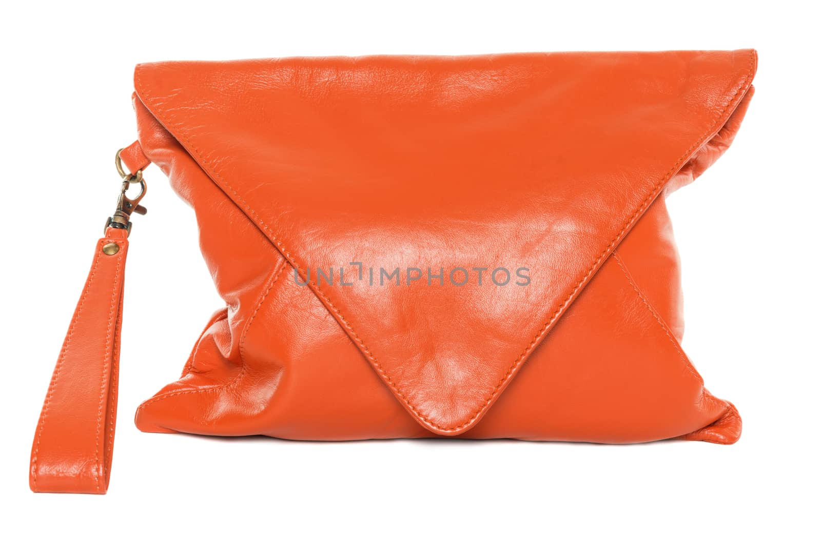 Woman bag isolated on white background terracotta by Nanisimova