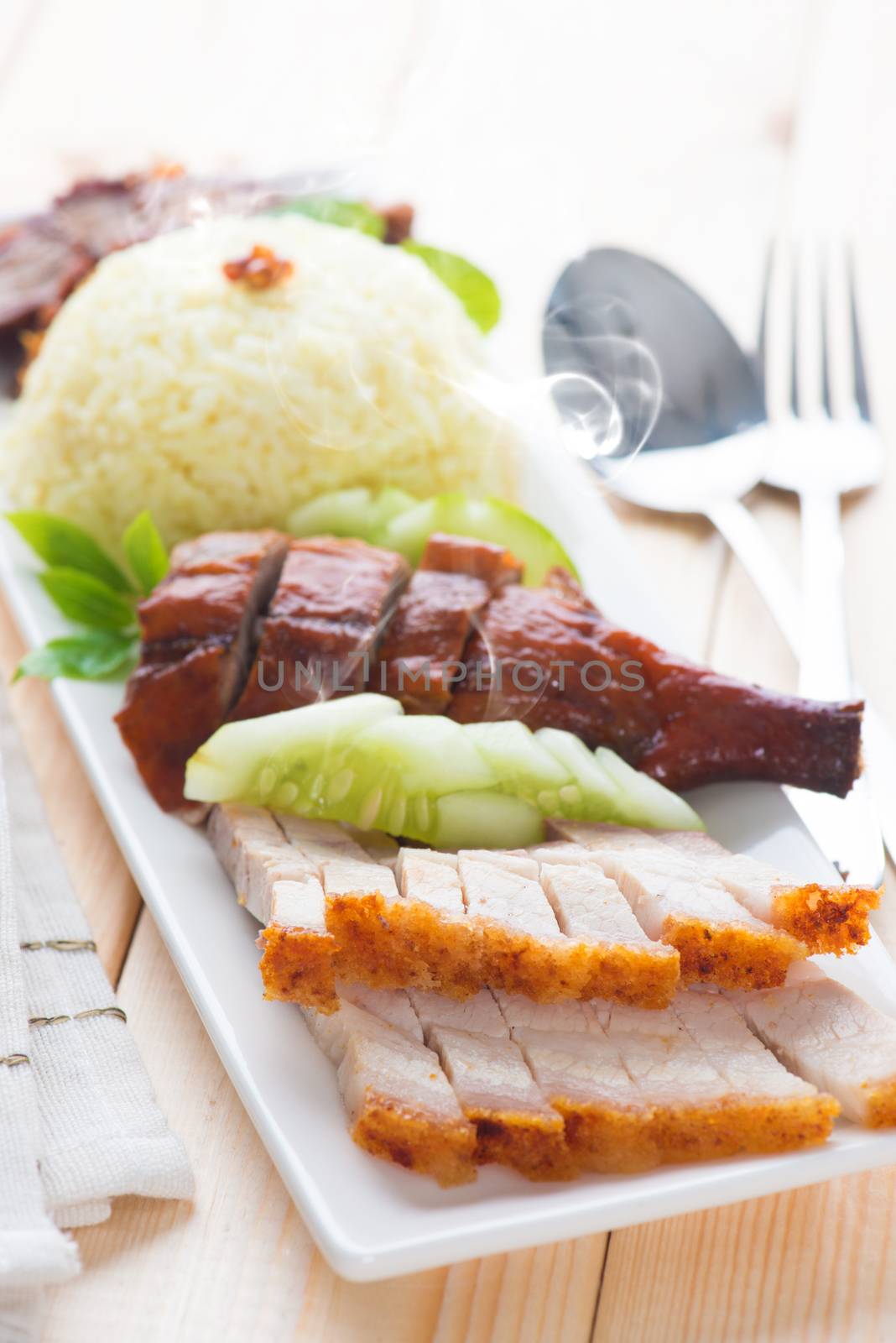 Delicious Chinese roasted pork  by szefei