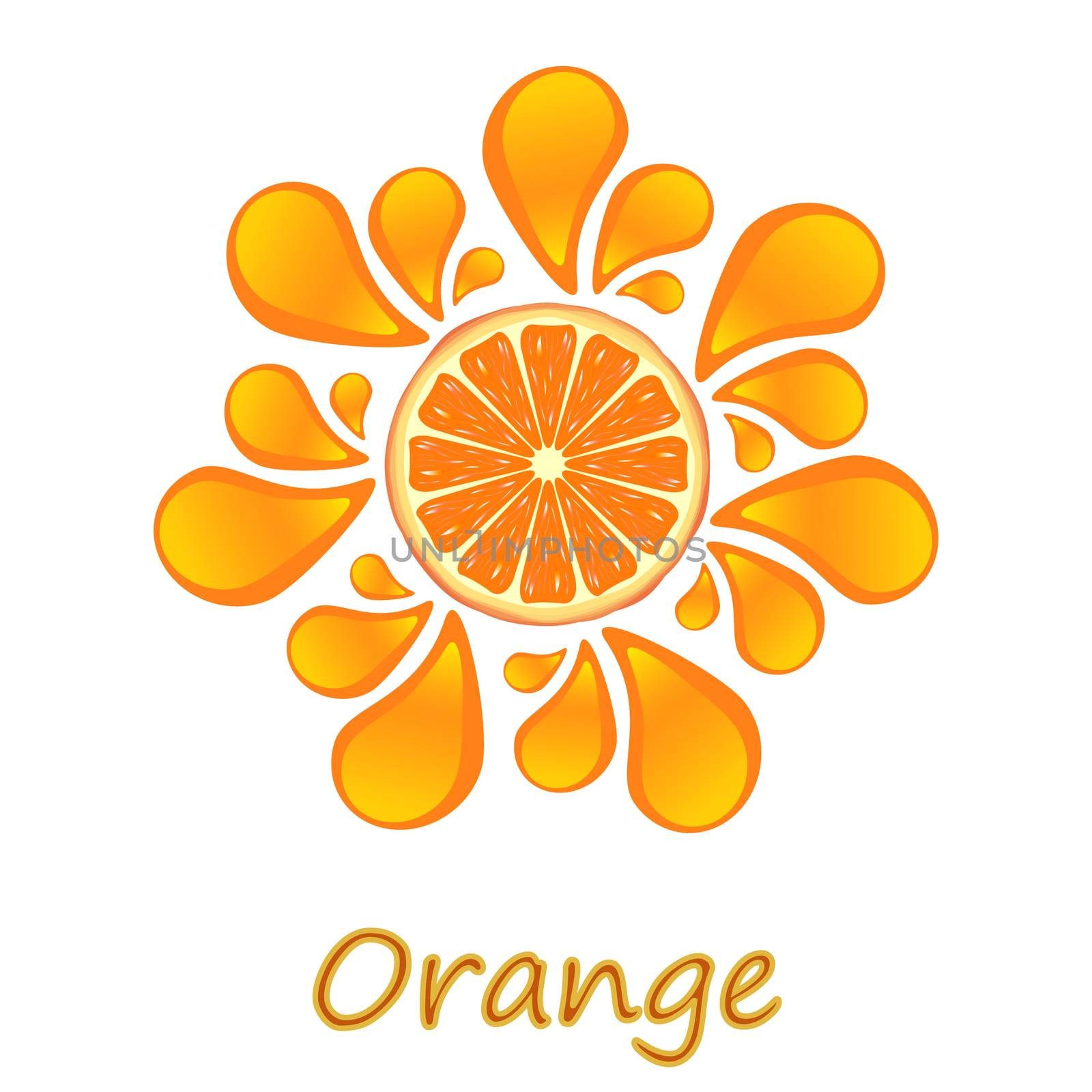 Juicy orange by rinika