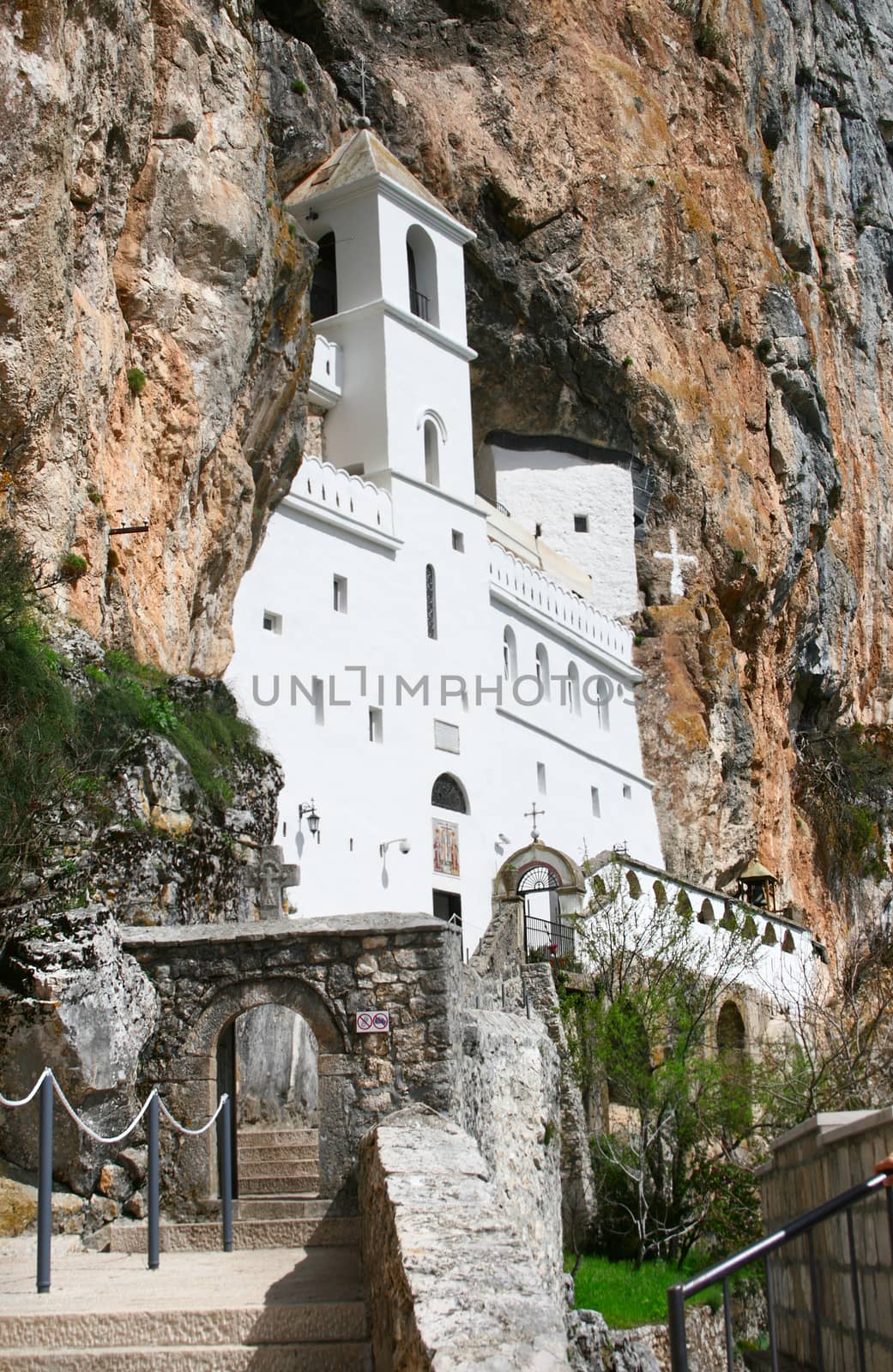 Monastery Ostrog in the heart of Montenegro by Garsya
