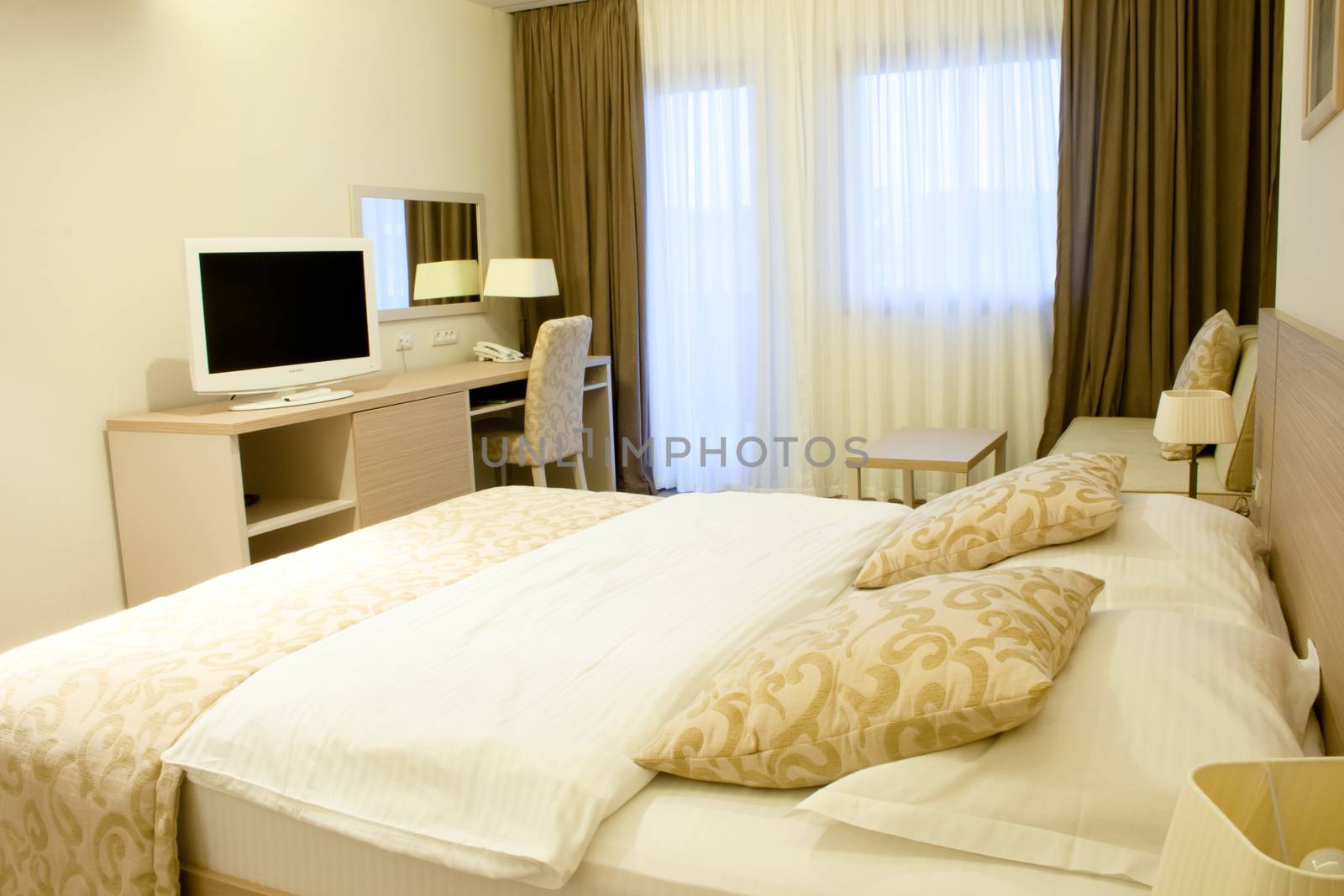 Modern design of a bedroom by Garsya