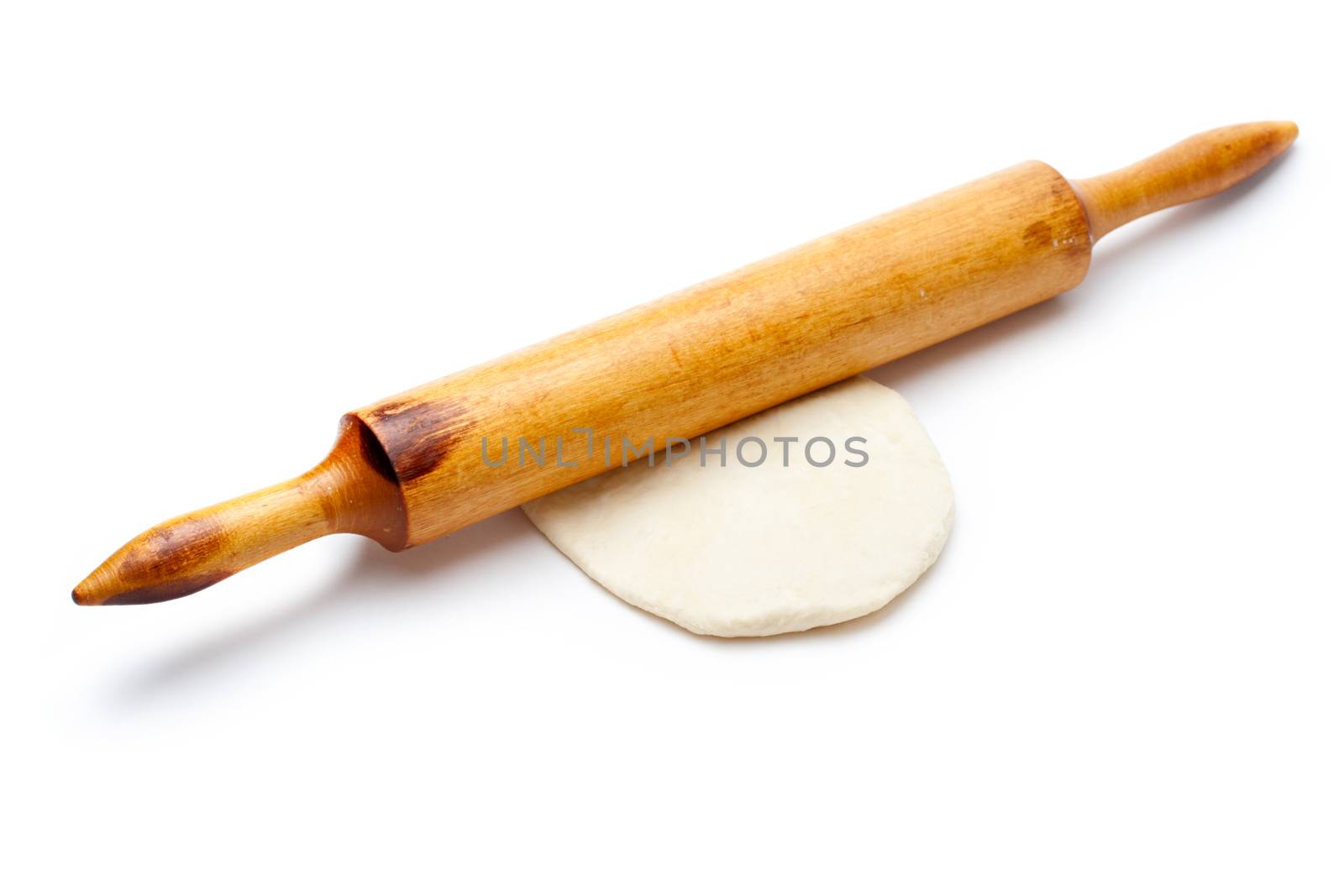 Rolling pin with dough by Garsya