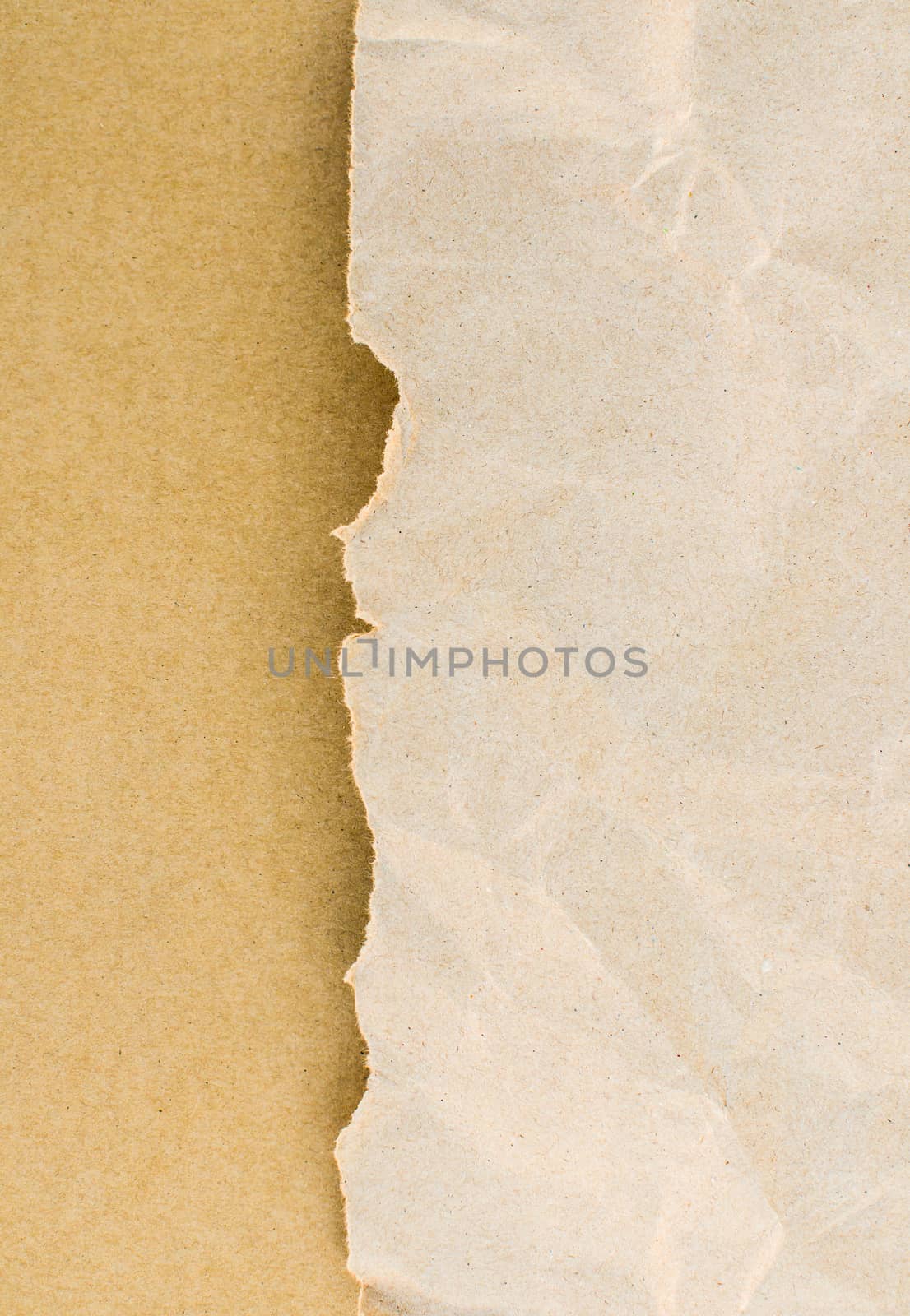 Paper texture - brown paper sheet .