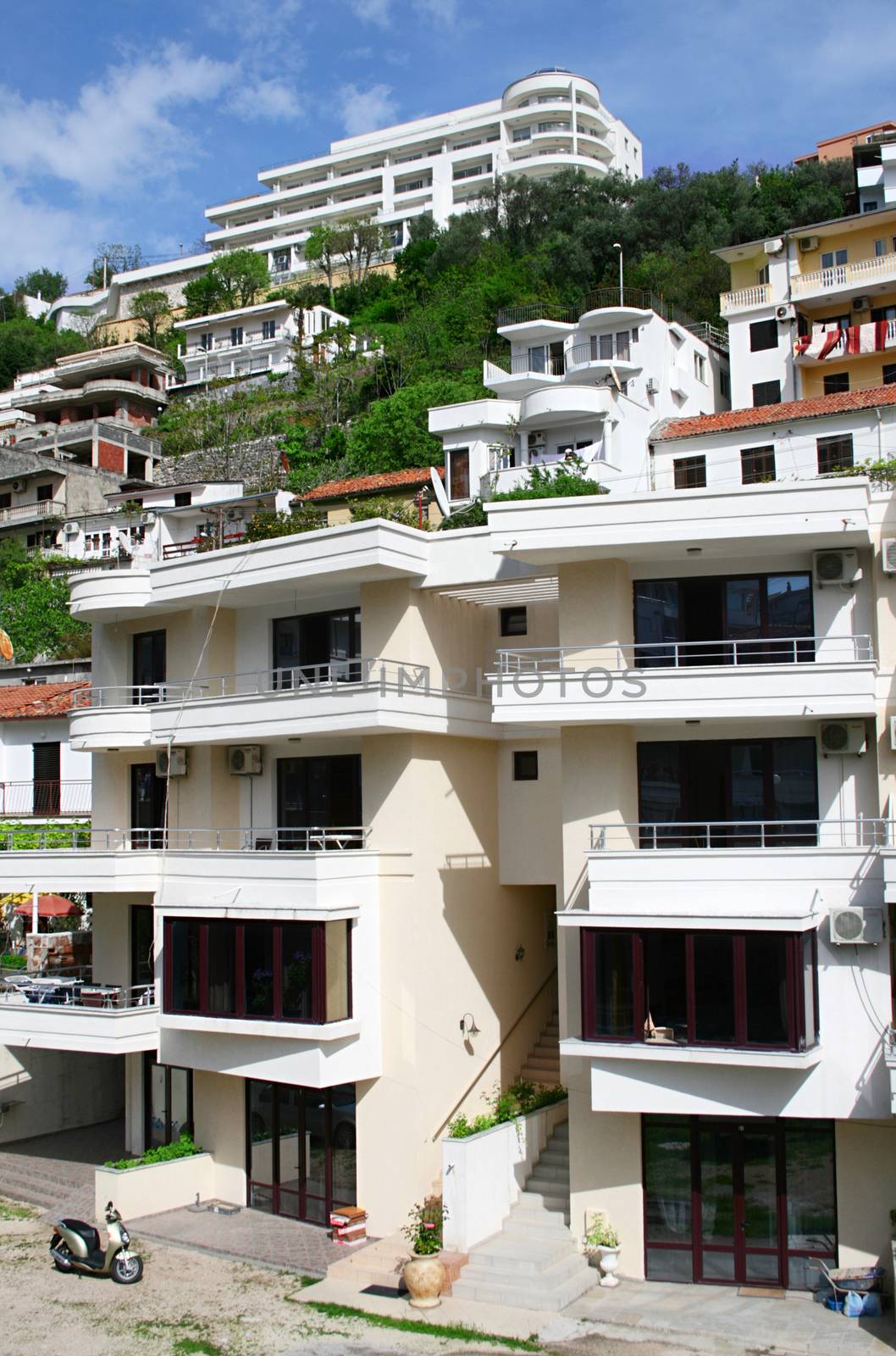 Hotel resort area in Montenegro by Garsya