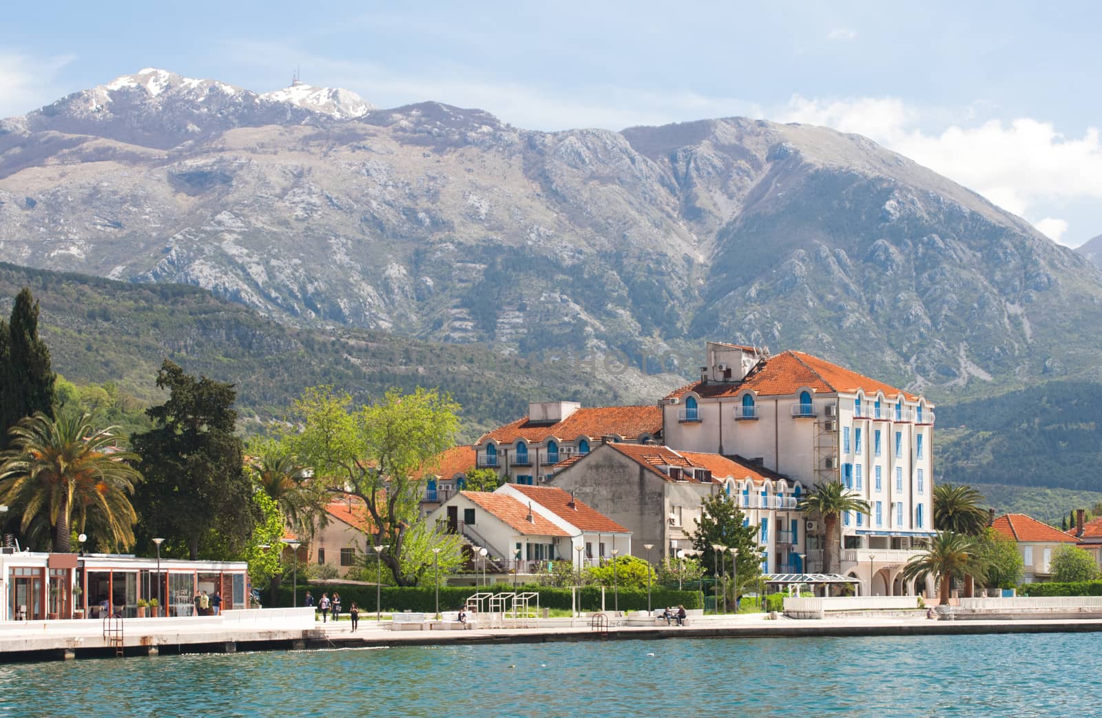 Seaside landscape in Montenegro