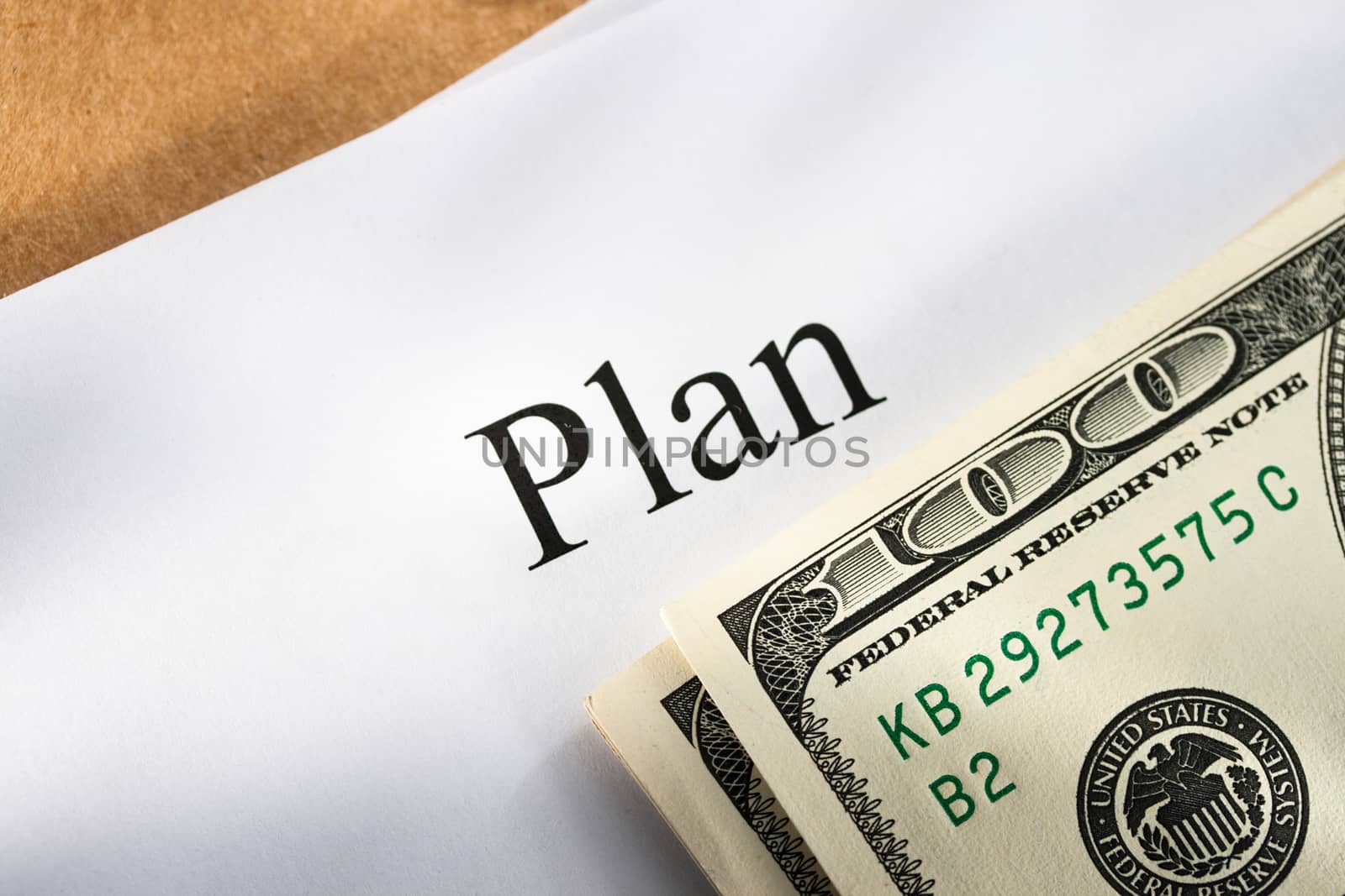 Plan conception with money