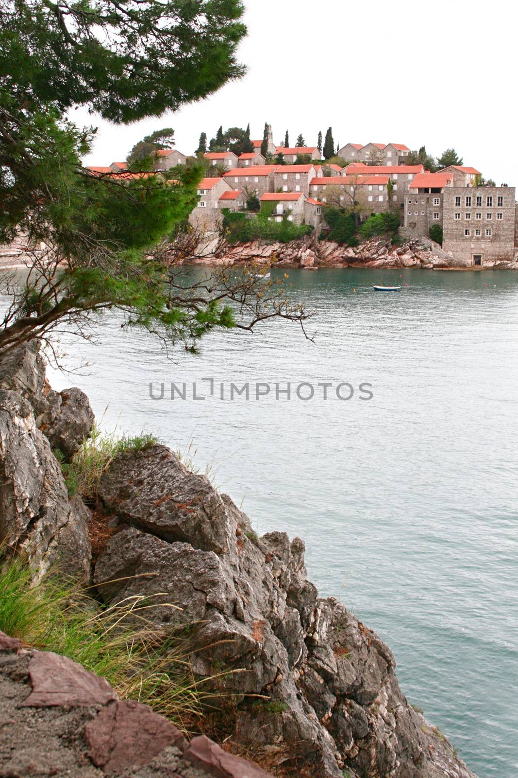 Sveti Stefan resort island in Montenegro by Garsya