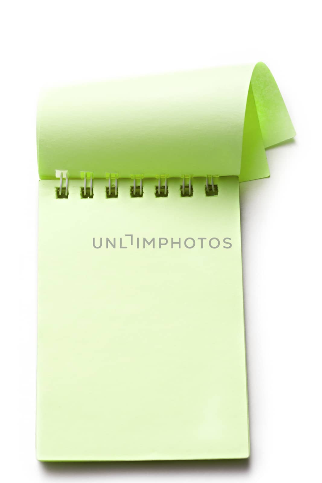 Notepad on the white background by Garsya
