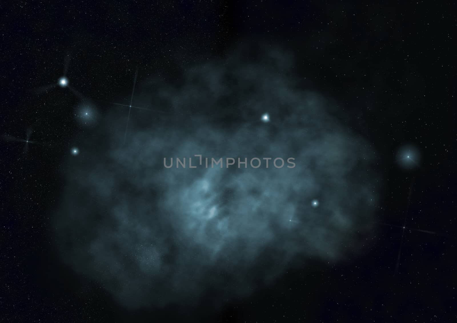Star field in space a nebulae and a gas congestion. "Elements of this image furnished by NASA".