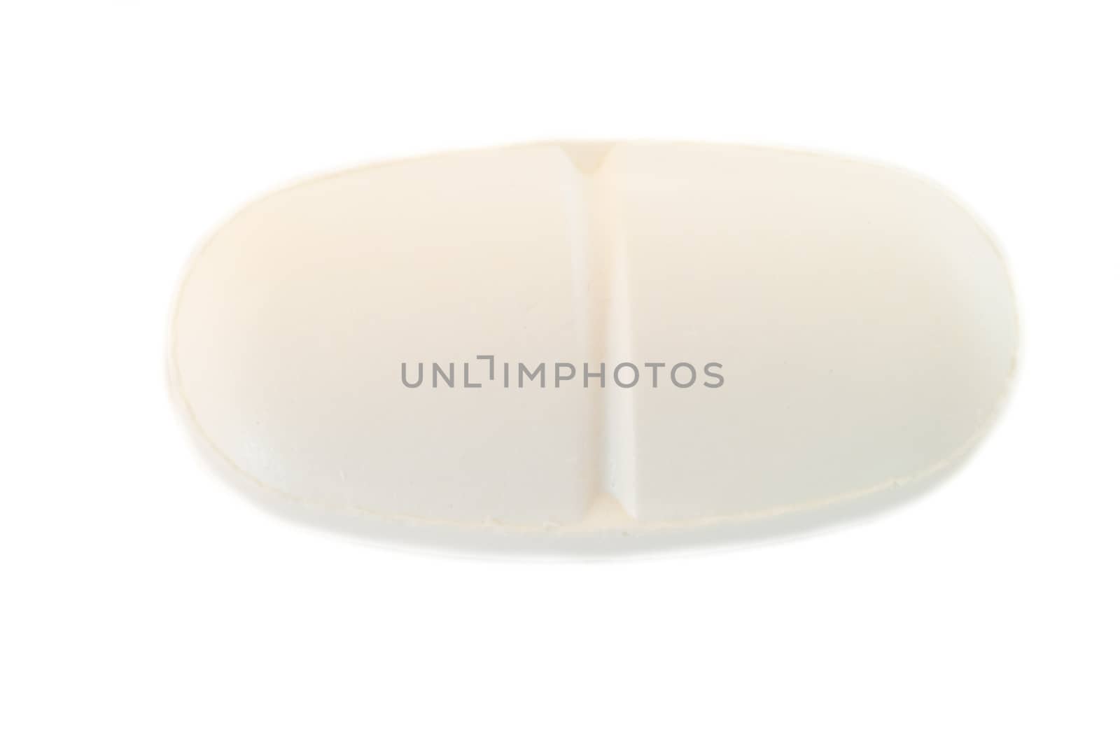 beautiful isolated medicine pill in white background