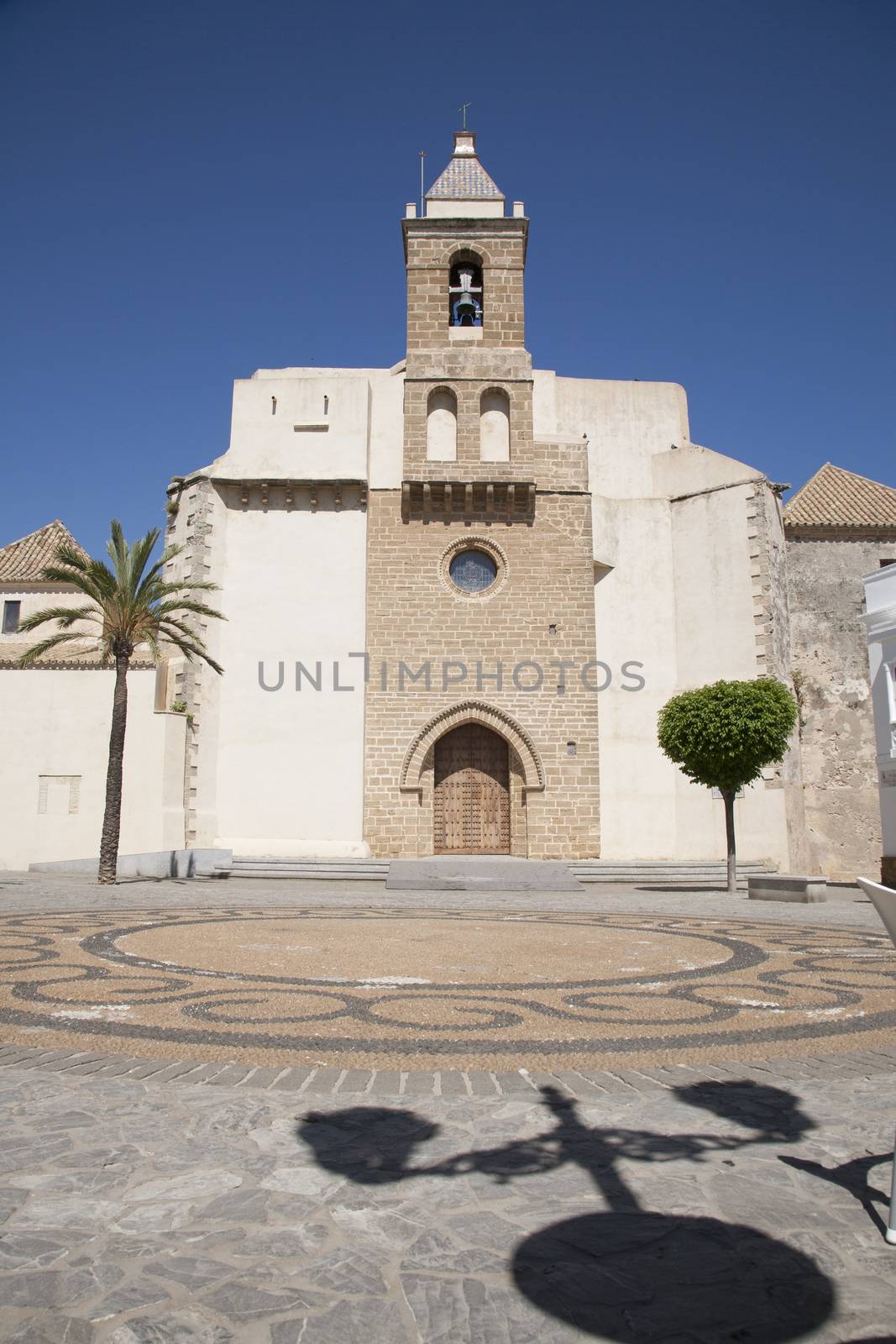 XVI century church named Our Lady of O in Rota city Andalusia Spain