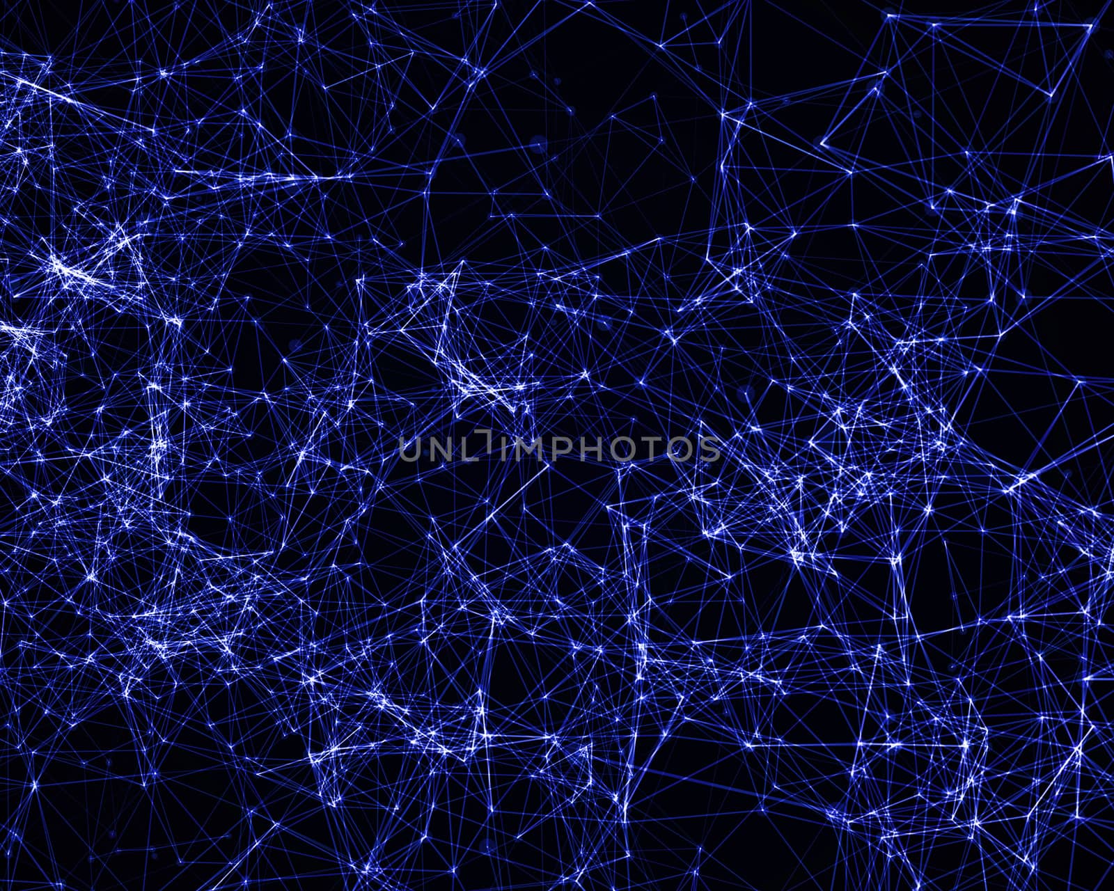 Abstract digital background with cybernetic particles