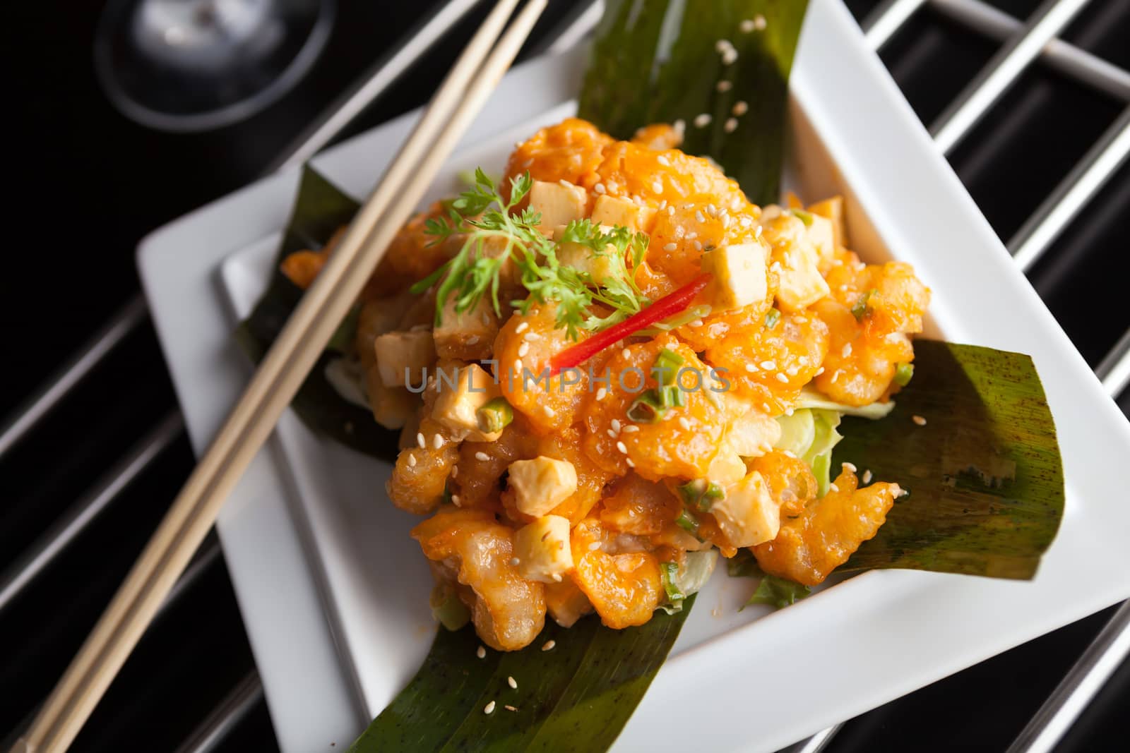 Crispy Thai Shrimp Dish by graficallyminded