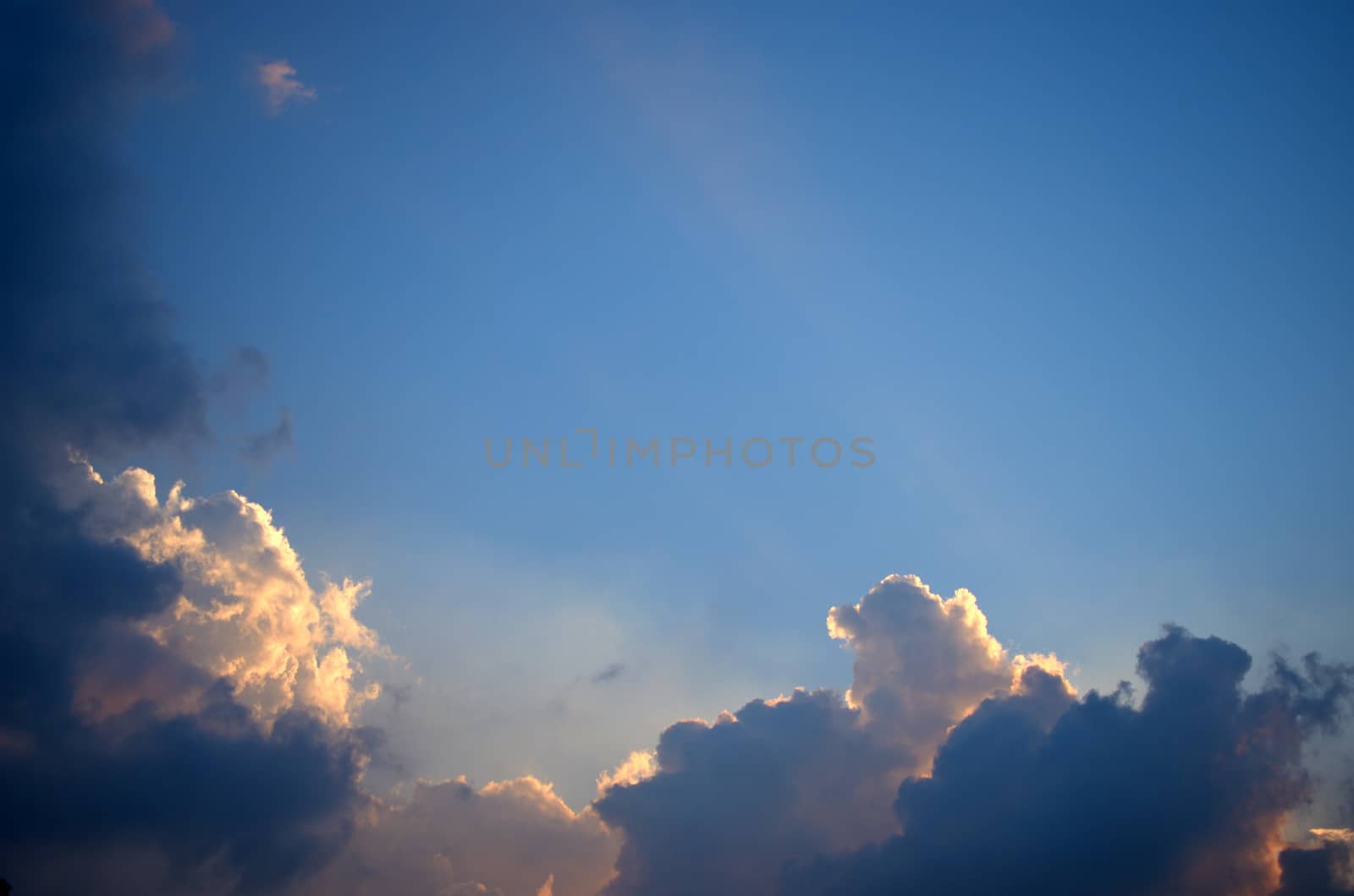 Nice cloud in blue sky