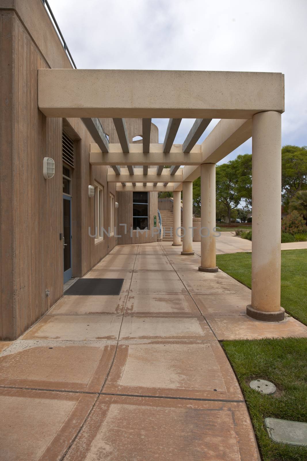 Architecture and park Point Loma Nazarene University California.