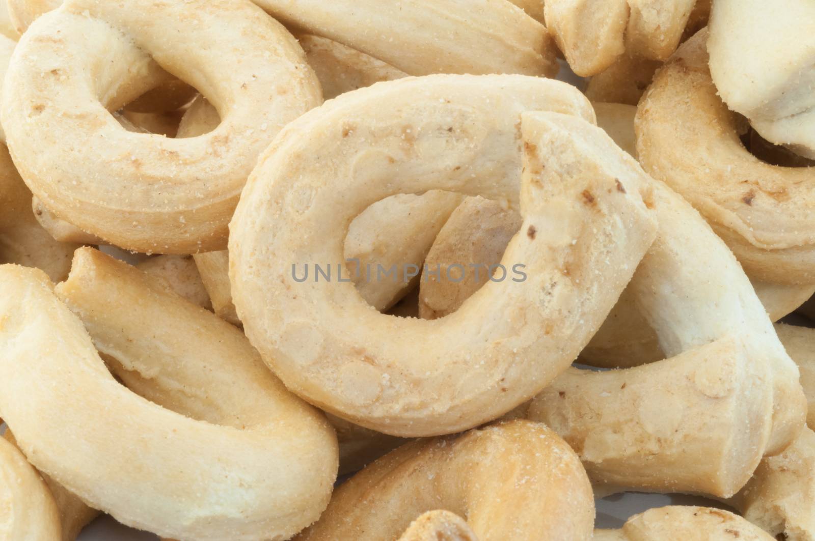 background of italian typical bagels