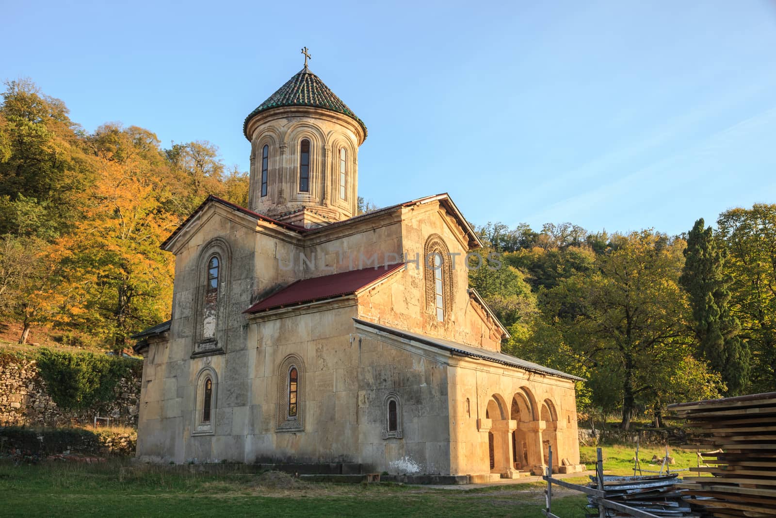 Church in Gelati Monastery complex near Kutaisi, Georgia