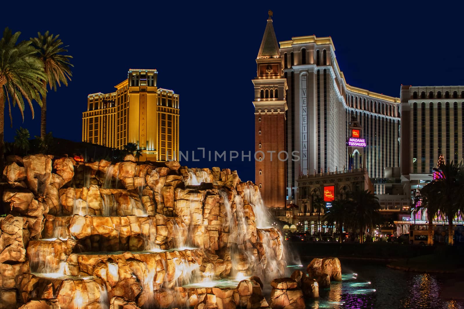 The Venetian Resort Hotel and Casino by Night on May 2009
