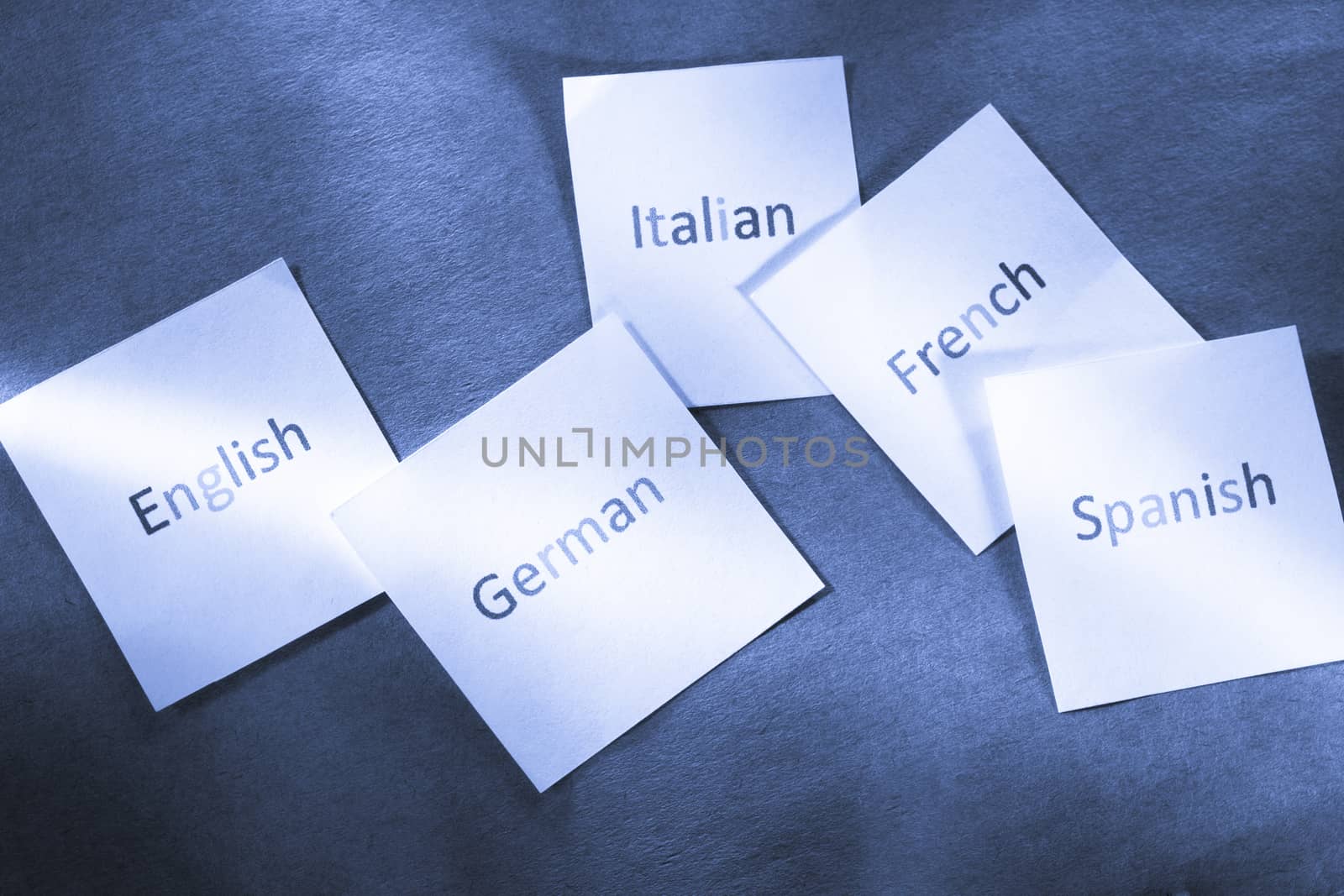 Cards with different languages by Garsya