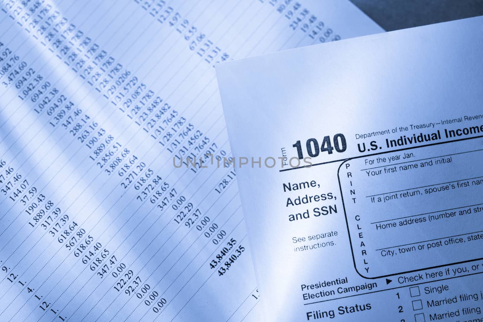 Tax form and operating budget by Garsya