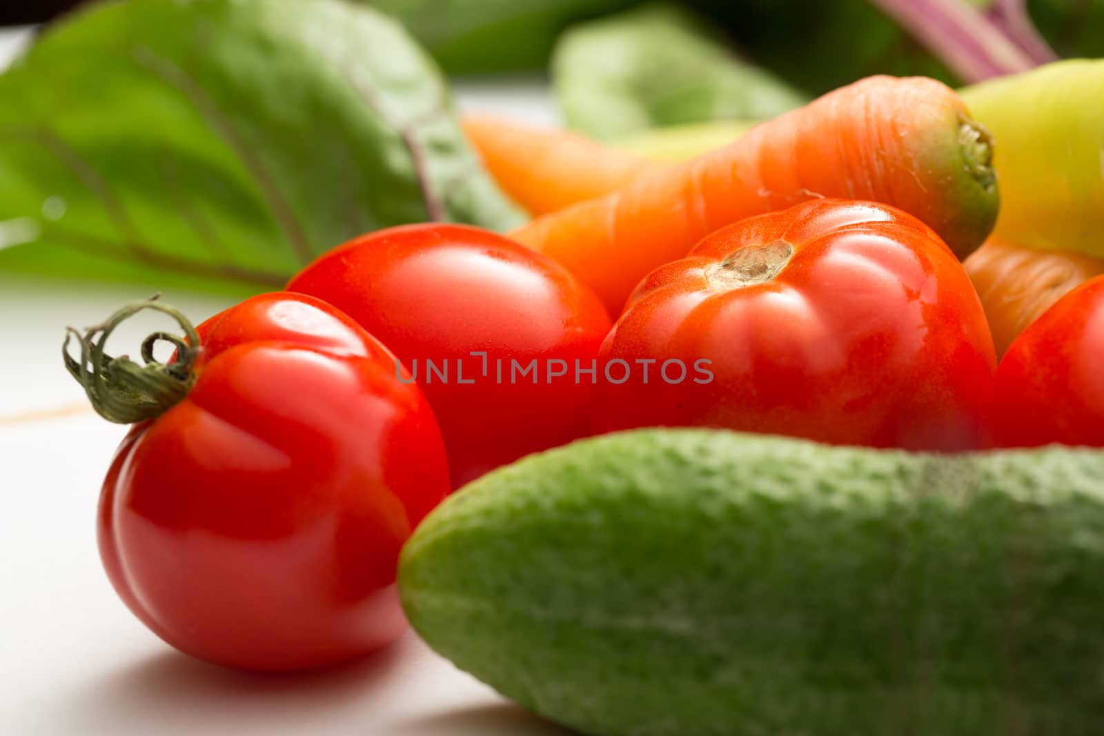 Set of fresh vegetables by Garsya