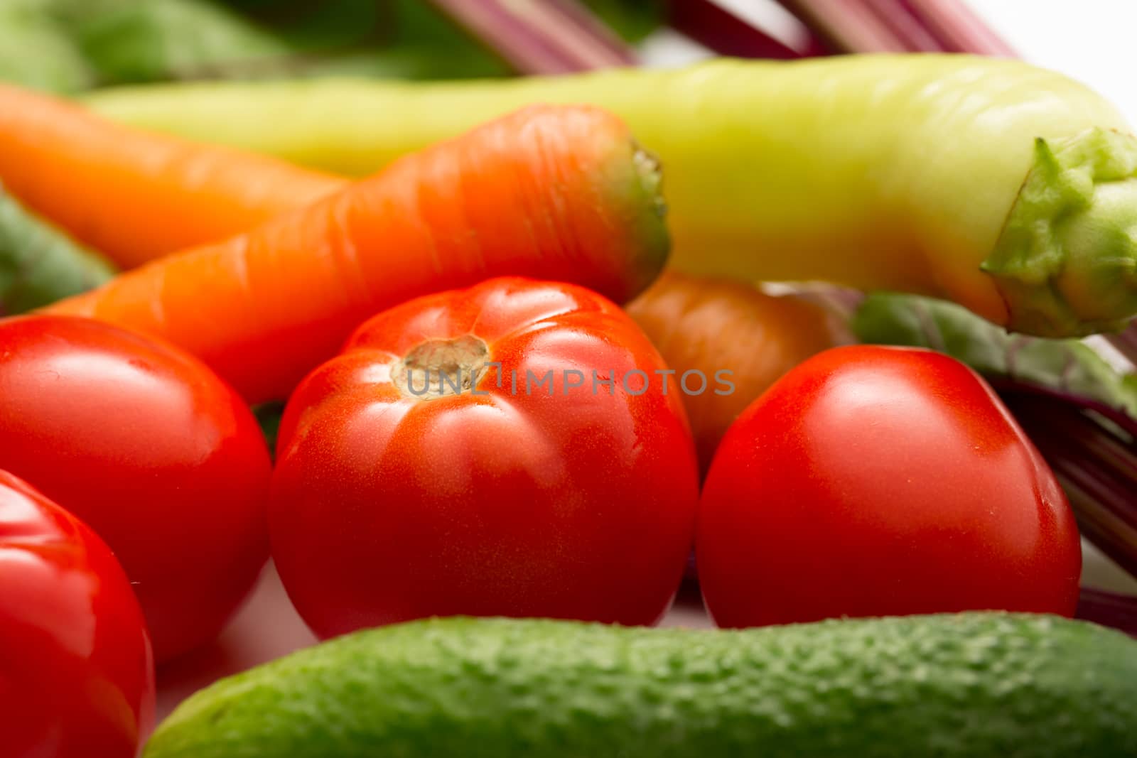 Set of fresh vegetables by Garsya