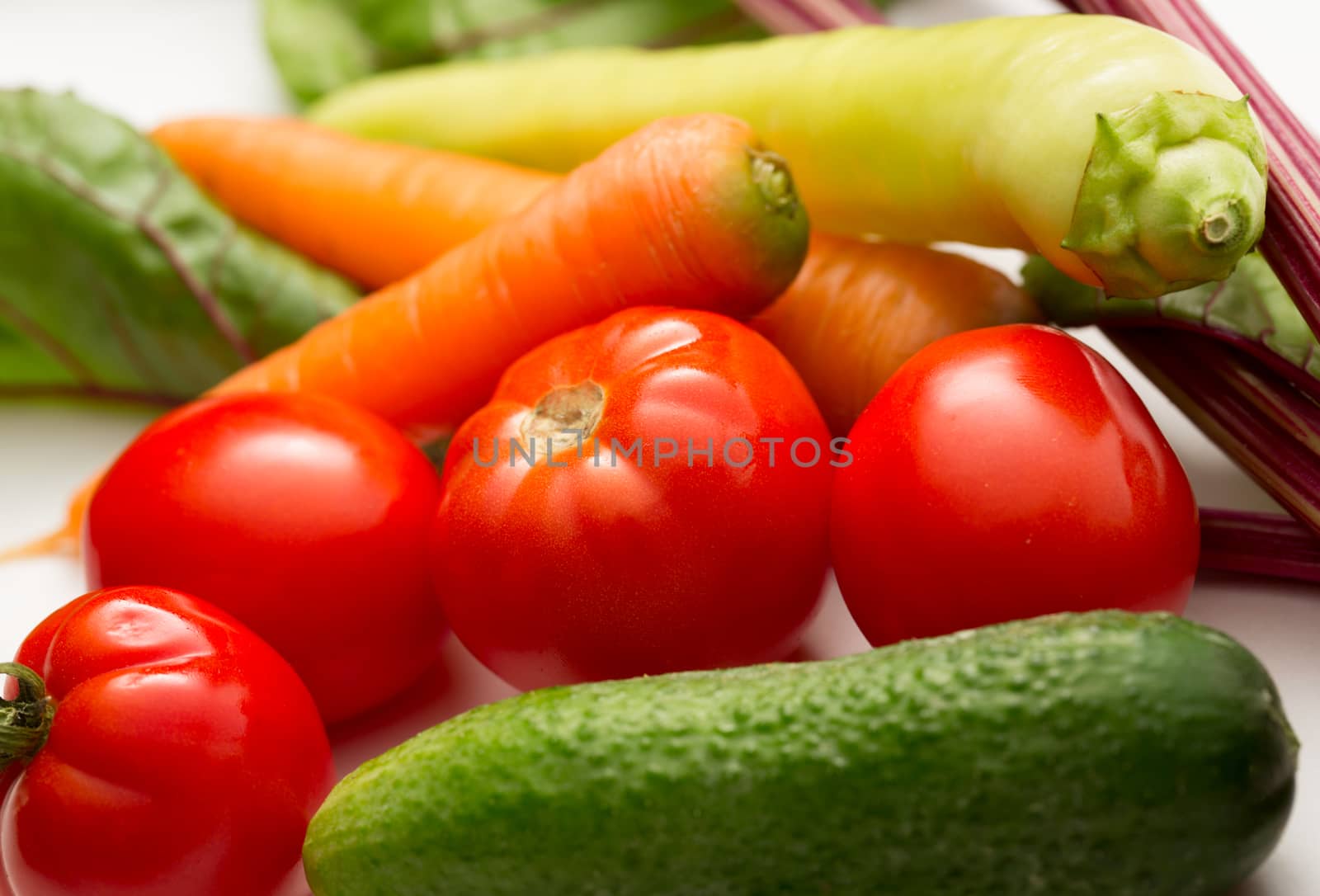 Set of fresh vegetables by Garsya