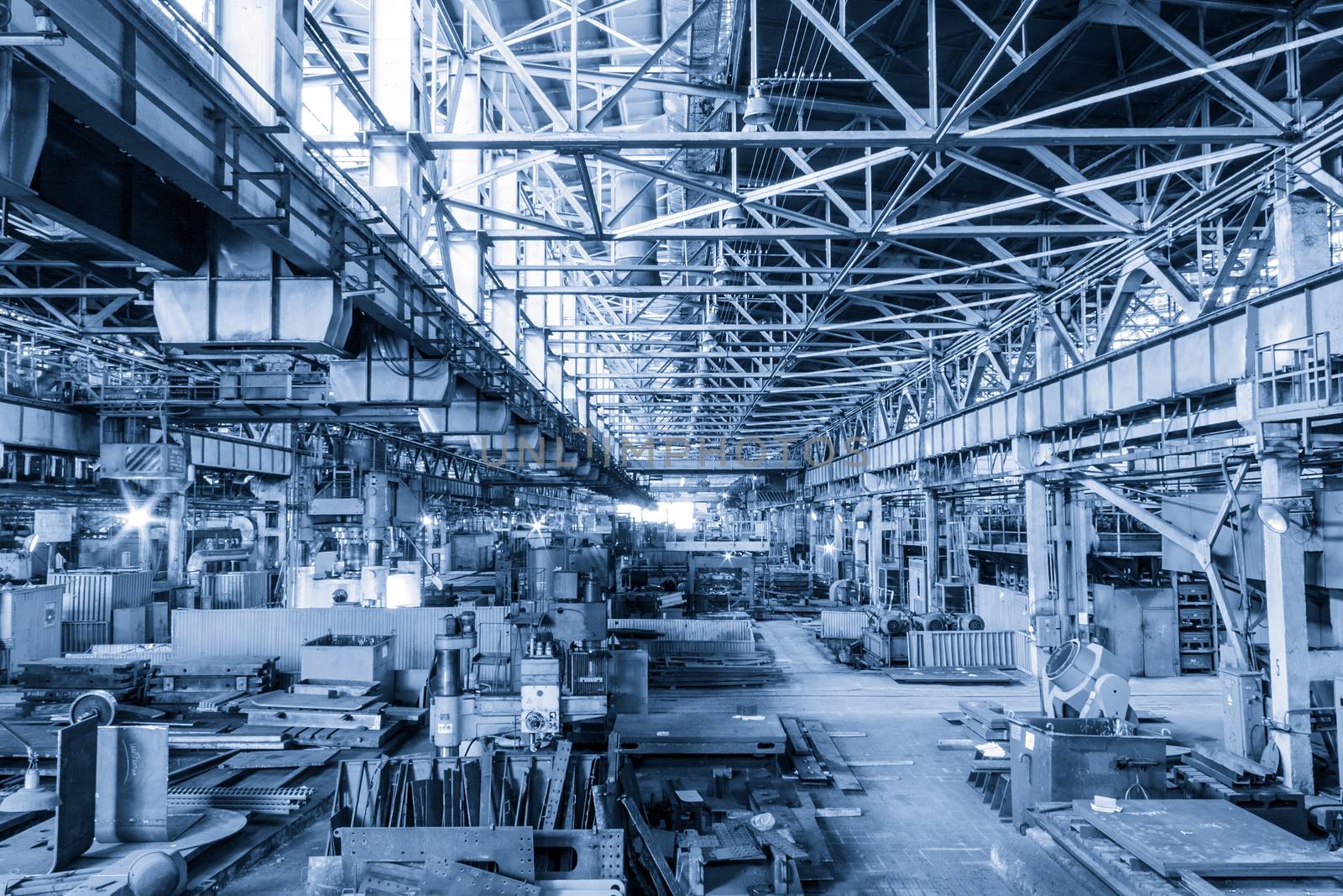 Machine shop of metallurgical works