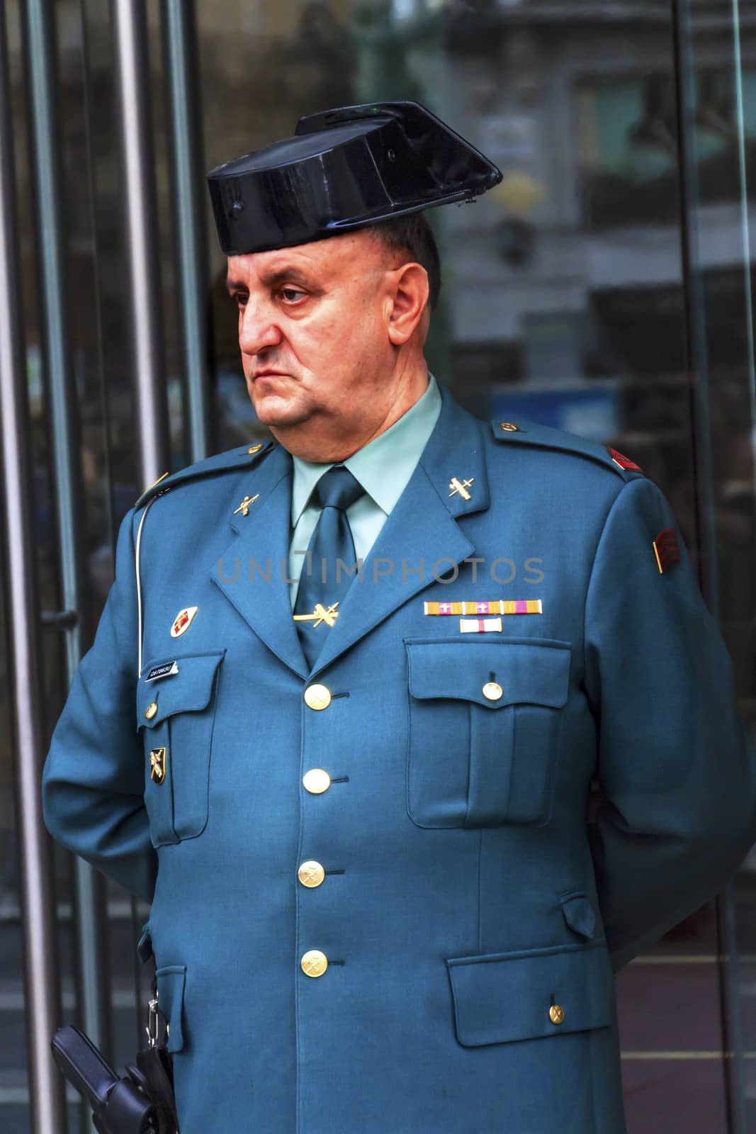 Gendarme Police Minstry of Justice Puerta del Sol Madrid Spain by bill_perry