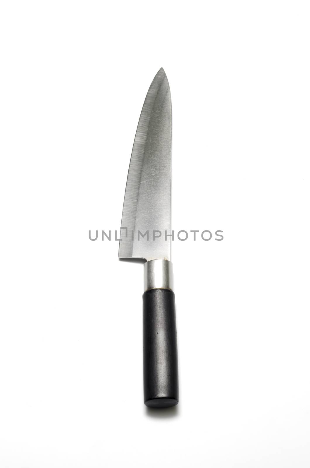 kitchen knife on a white background