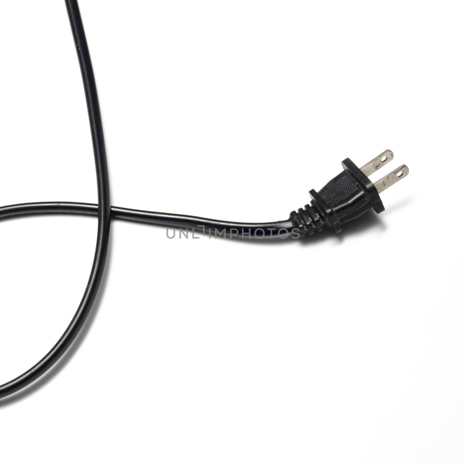 electric plug on a white background