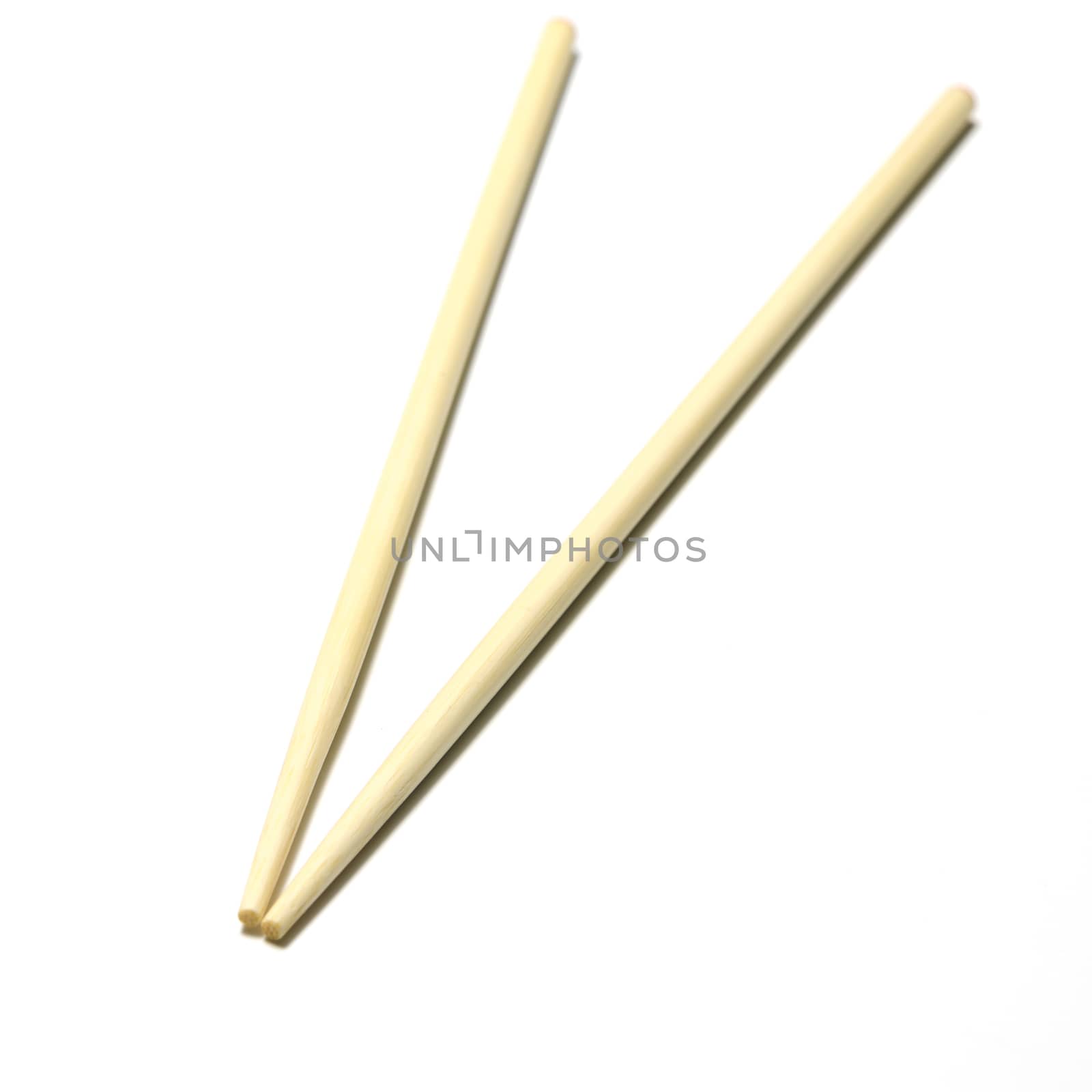 chopsticks on a white background