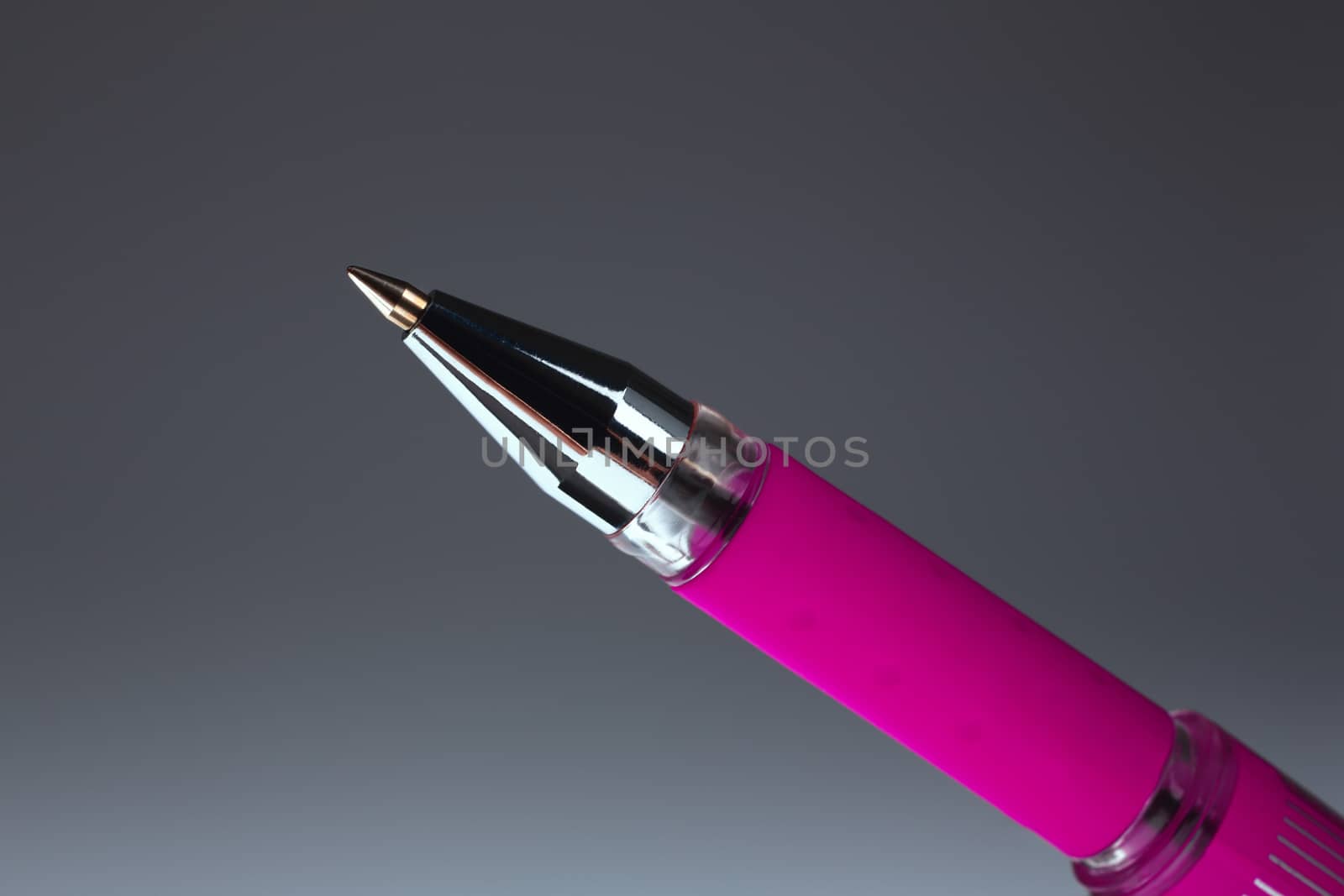 Pink ballpoint pen by marynamyshkovska