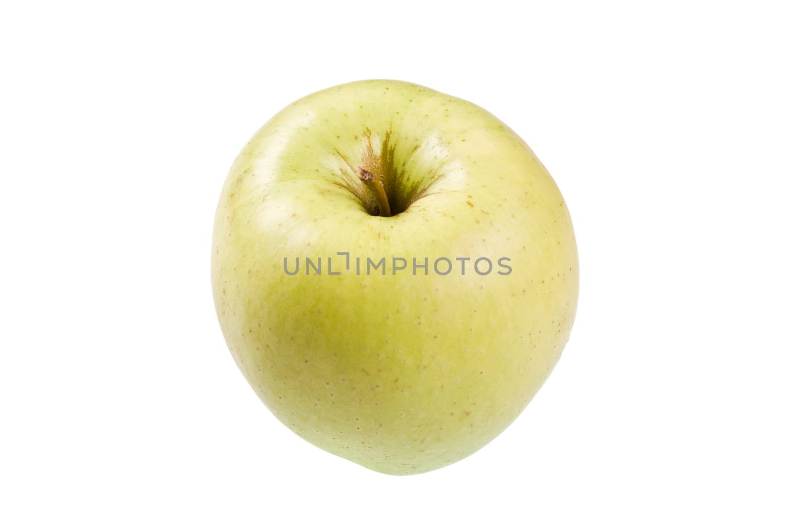 Isolated apple varieties Golden on a white background