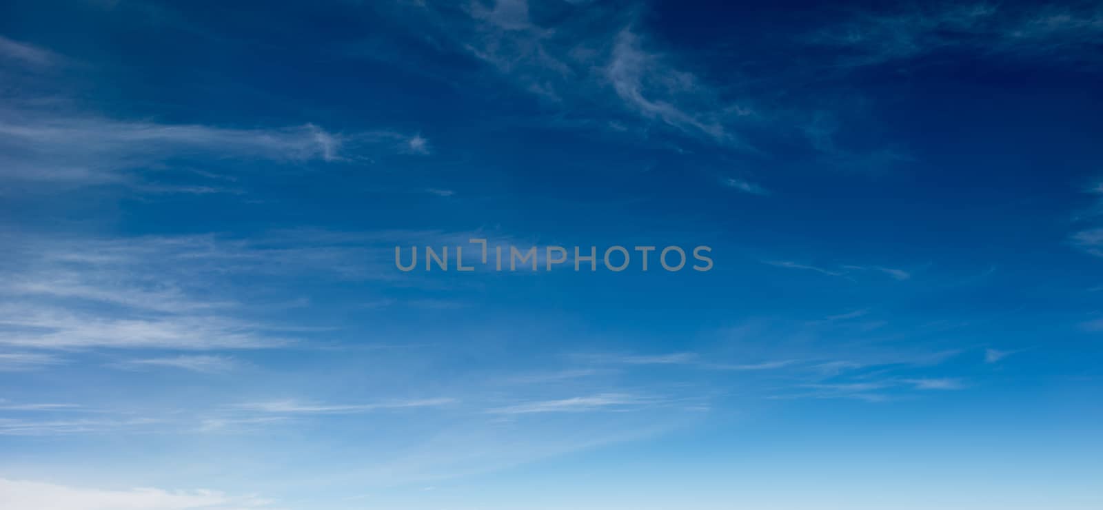 Blue sky with white clouds