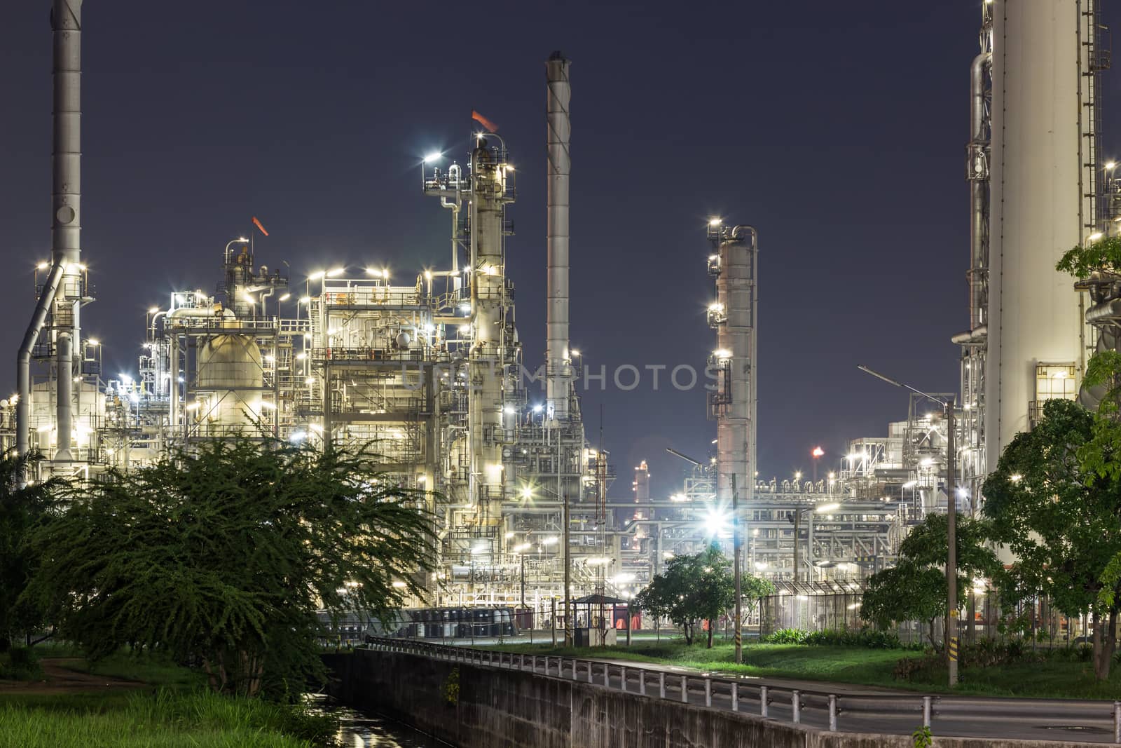 engineer oil refinery factory by blackzheep