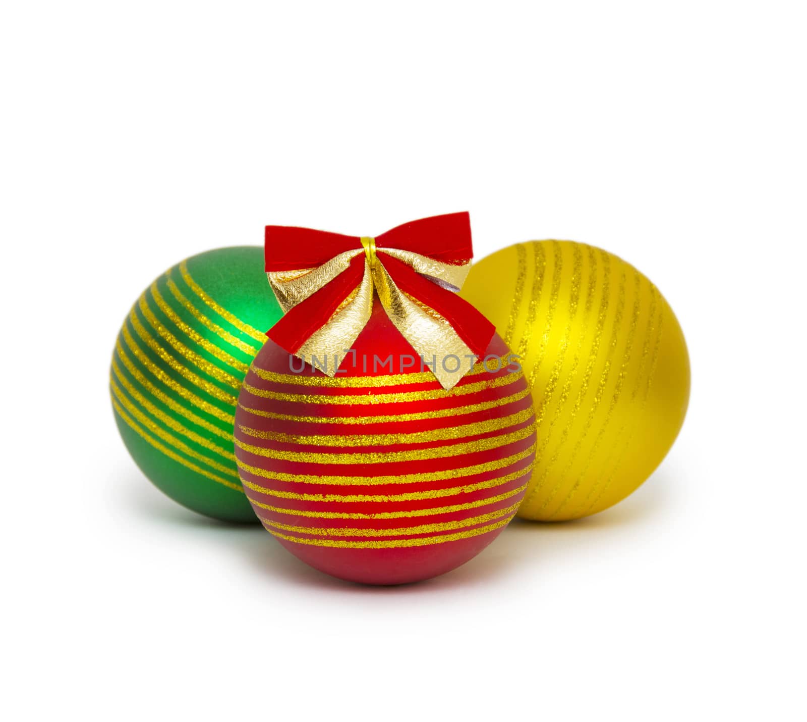 Christmas ball isolated on white background cutout by cocoo