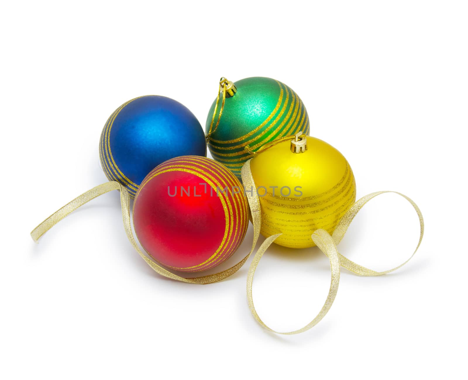 Christmas ball isolated on white background cutout by cocoo