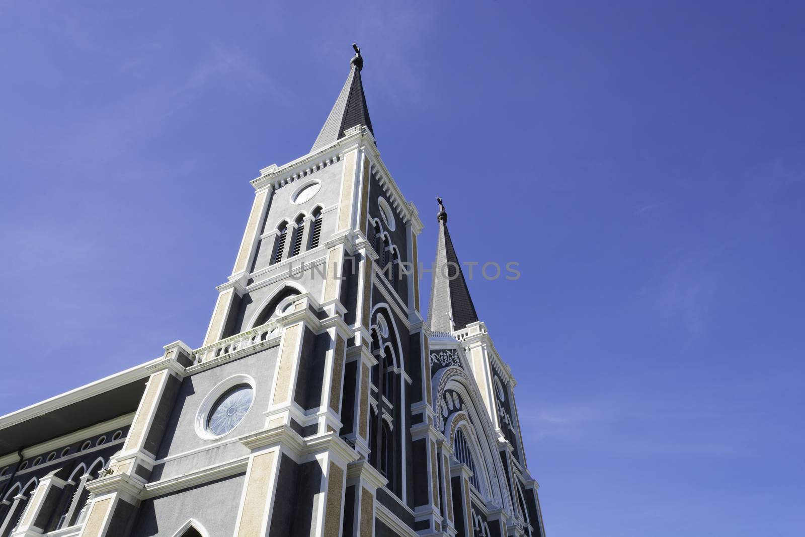 Beautiful Christian Church, Catholic Church, Jantaburi Province, Thailand