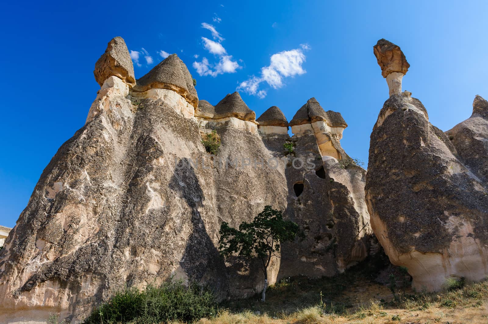 Bizzare rocks in Cappadocia, Turkey  by starush