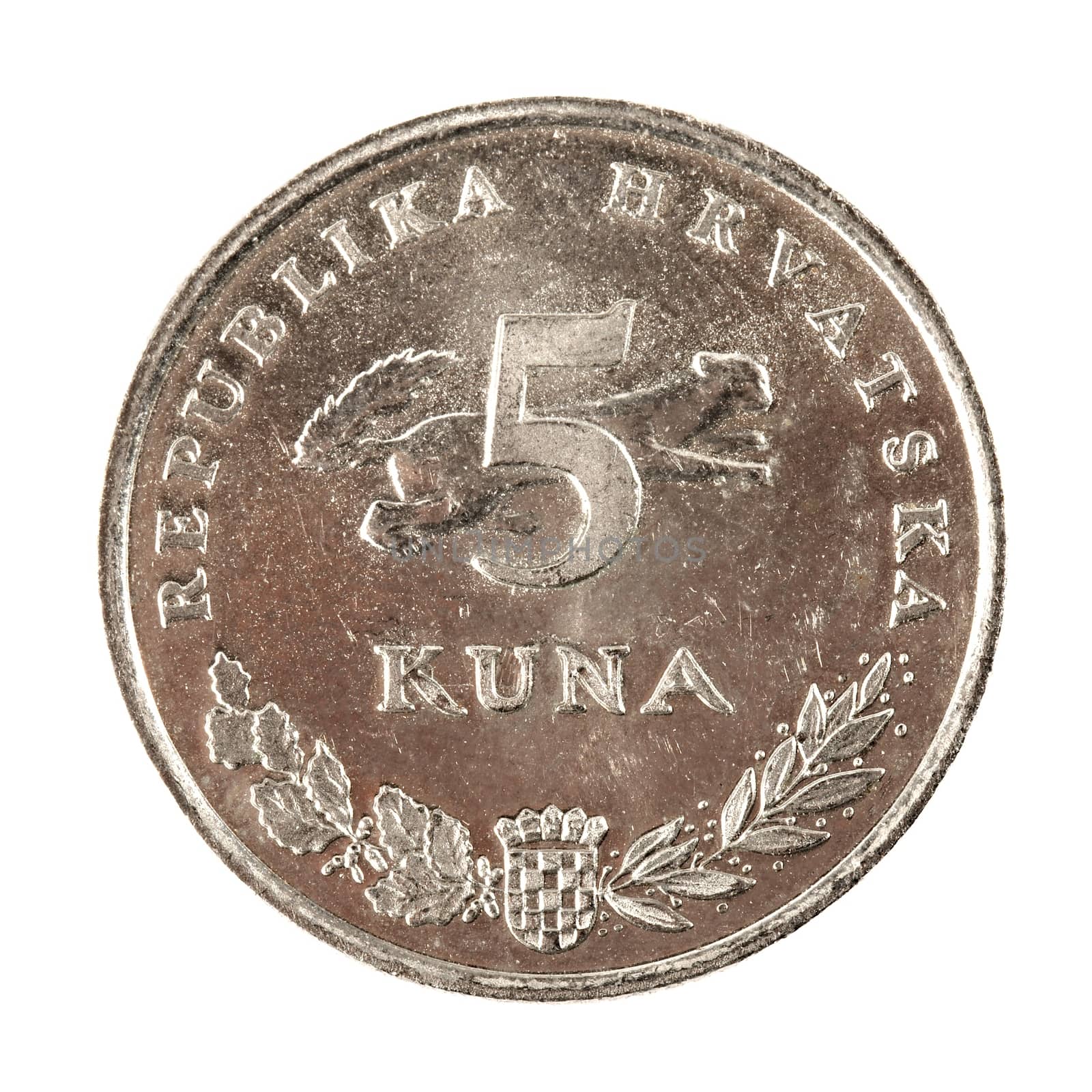 Croatian Coin by Gudella