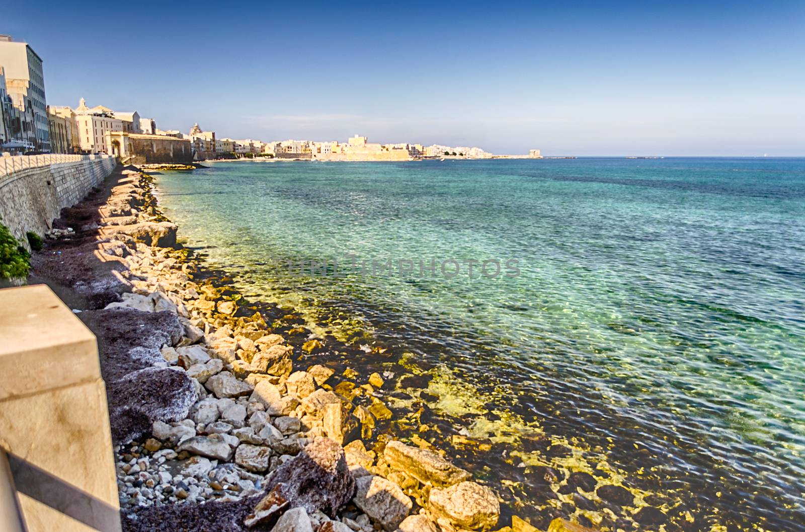 Seafront of Trapani, Sicily, Italy